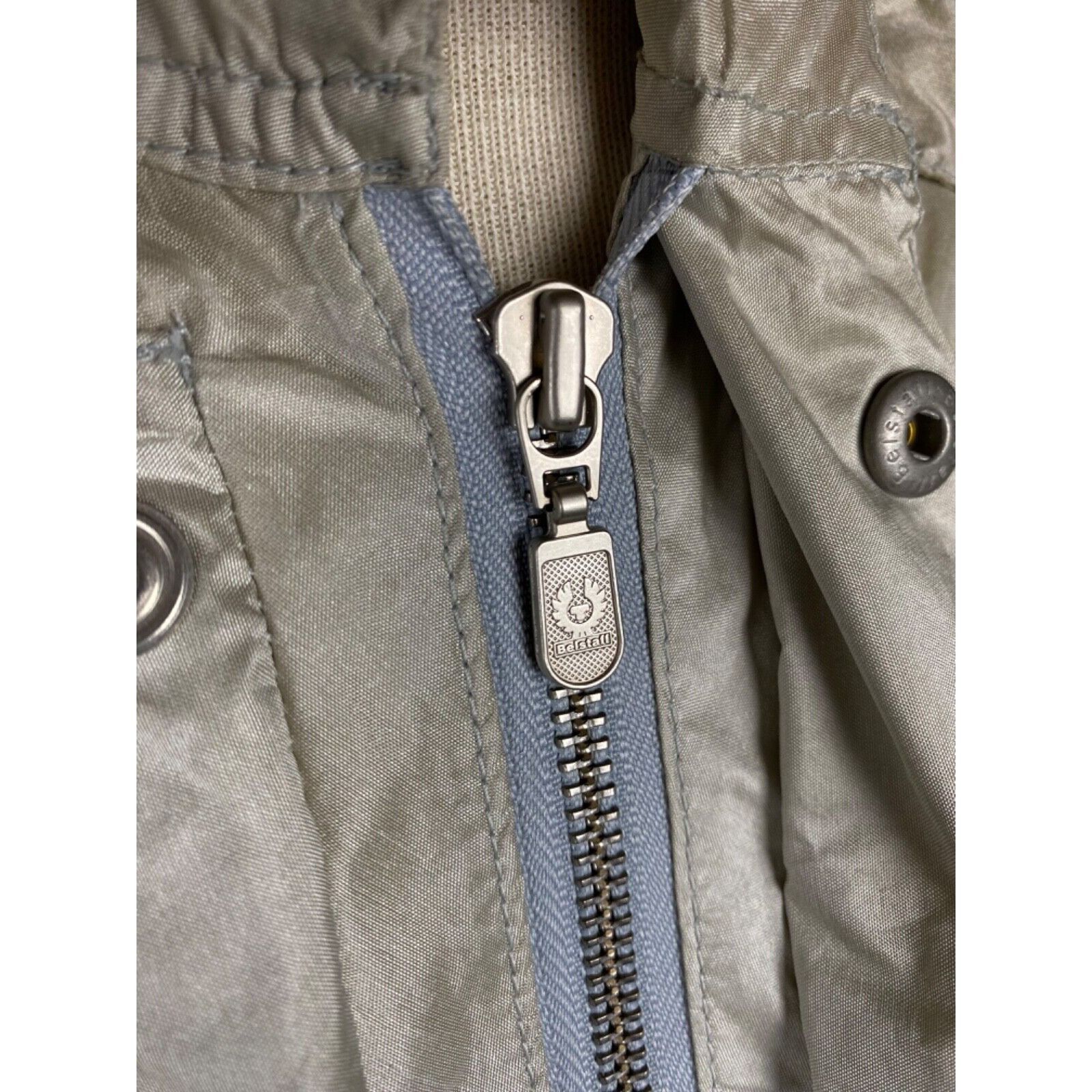 Belstaff Belstaff Men's Beige Silk Multipocket Motorcycle Jacket Size Size US S / EU 44-46 / 1 - 22 Thumbnail