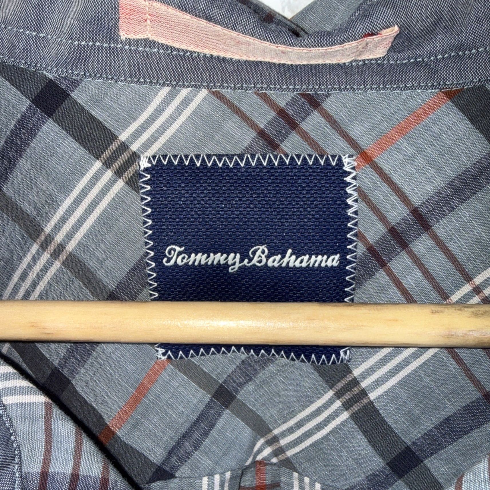 Tommy Bahama Tommy Bahama Button-Up Shirt Mens XXL Blue Plaid Long Sleeve Regular Fit Shirt Size US XXL / EU 58 / 5 - 3 Thumbnail