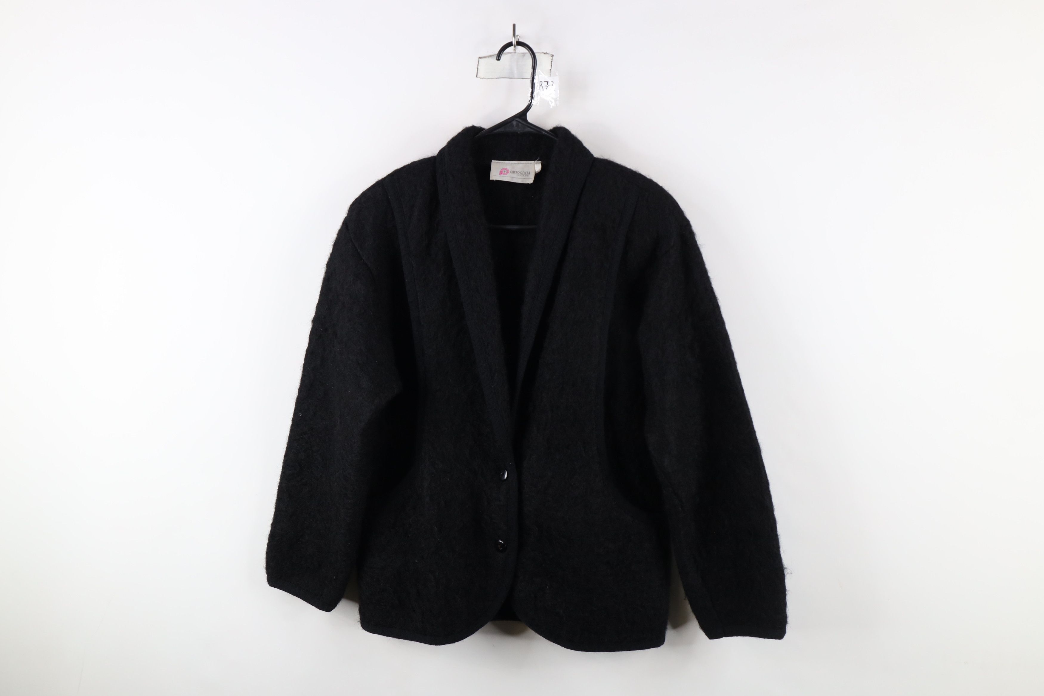 Vintage Vintage 90s Streetwear Wool Shag Cardigan Sweater Jacket Size M / US 6-8 / IT 42-44 - 1 Thumbnail