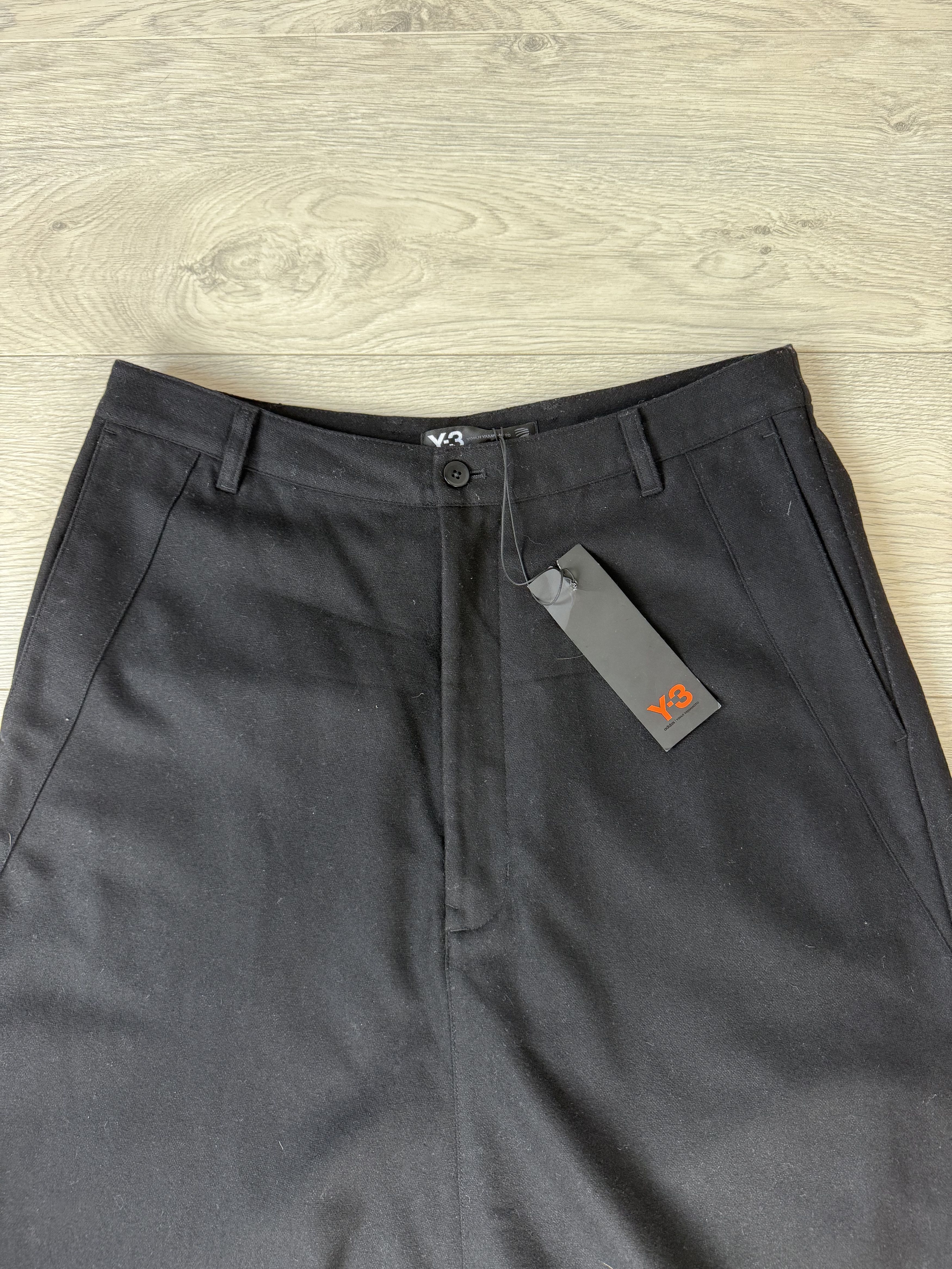 Y-3 Yohji Yamamoto Y-3 Dropped Wool Pants Size US 30 / EU 46 - 5 Thumbnail