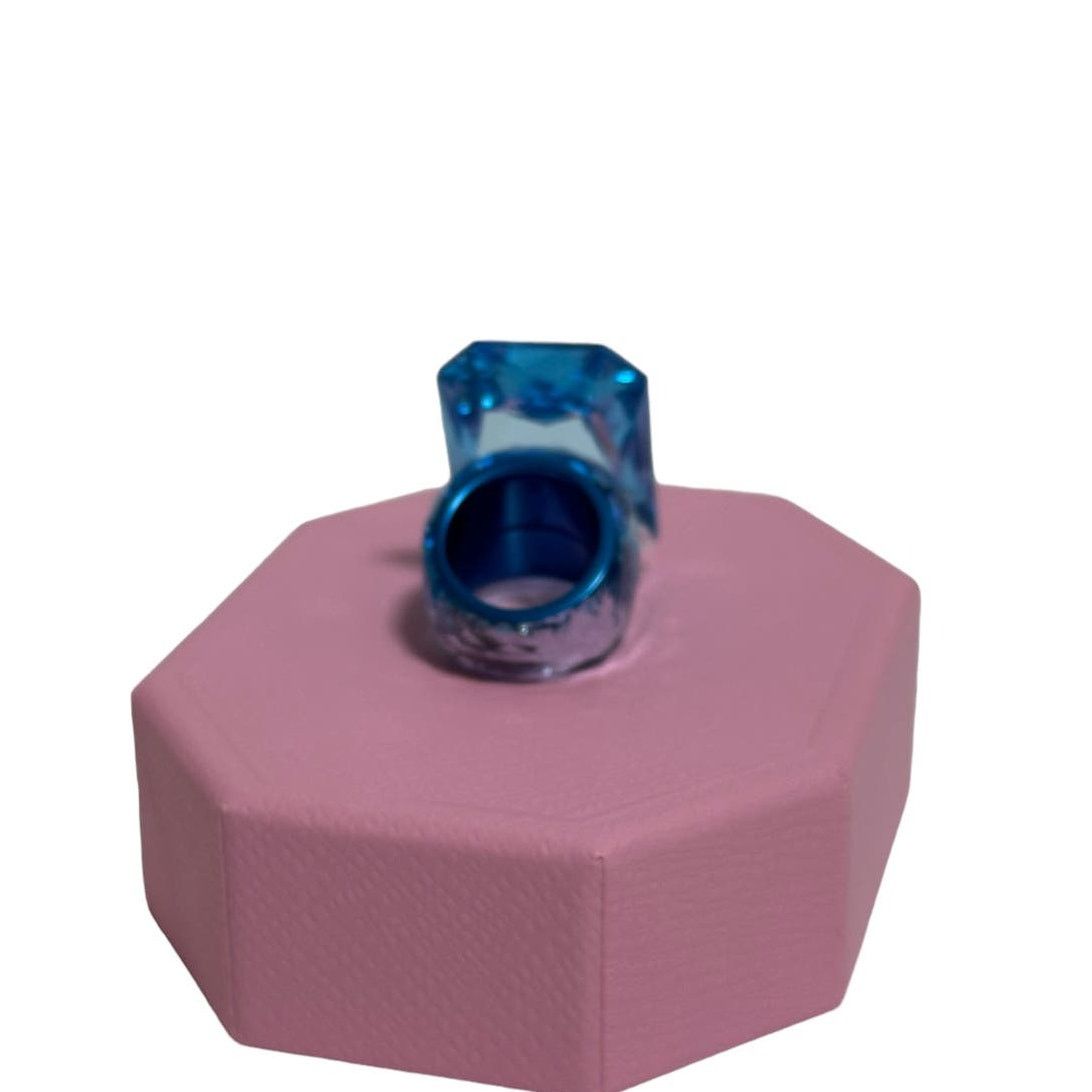 Swarovski Lucent cocktail ring Oversized crystal 7