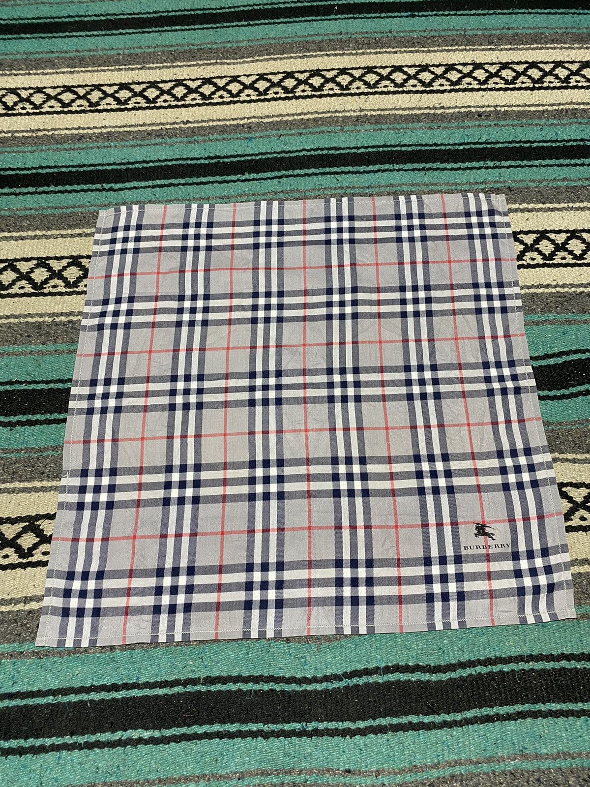 Burberry Vintage Burberry Bandana Handkerchief Headband Turban Size ONE SIZE - 6 Thumbnail