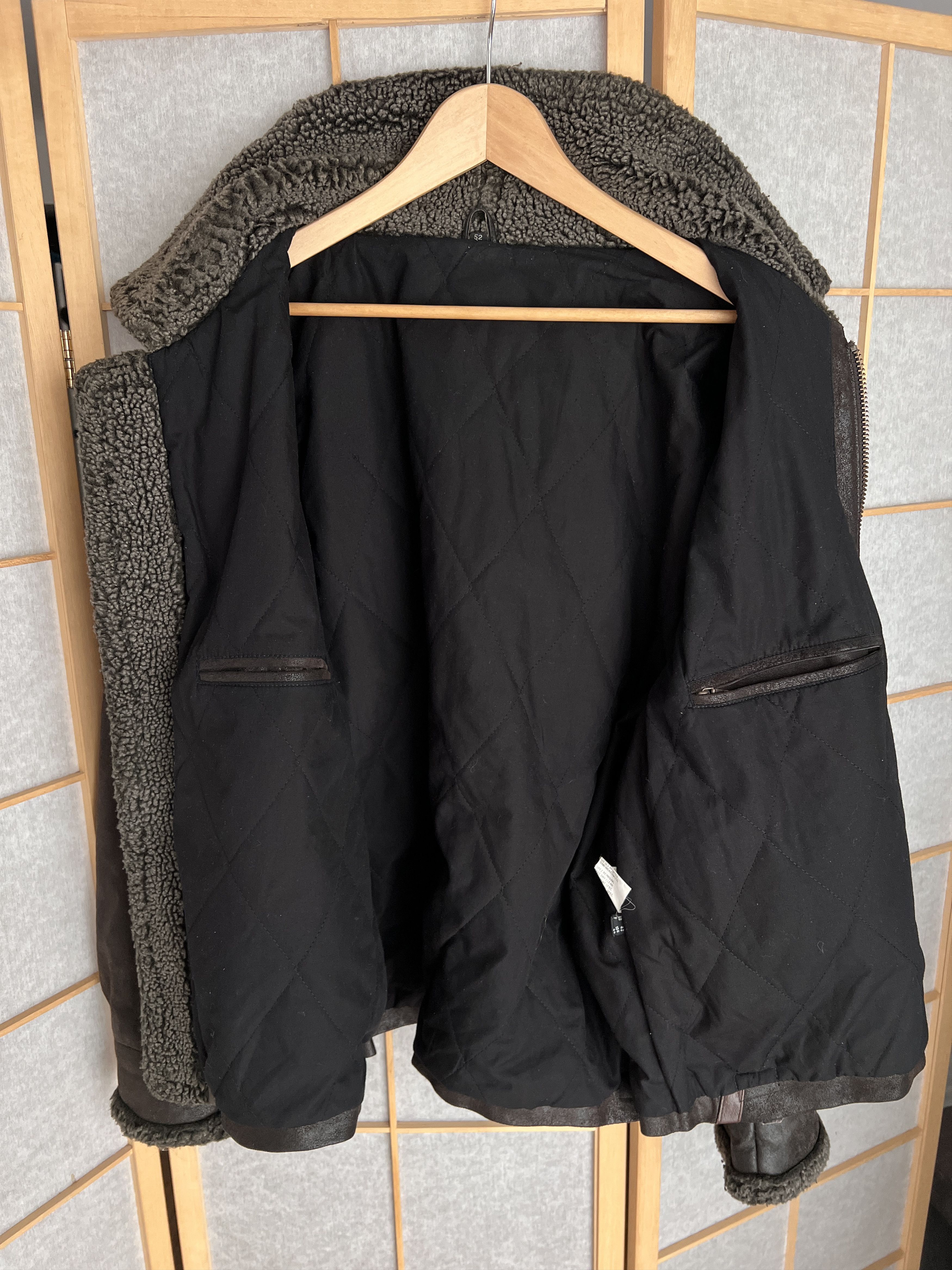 Genuine Leather 14th Addiction Yohji Yamamoto style leather aviator jacket Size US XL / EU 56 / 4 - 16 Thumbnail