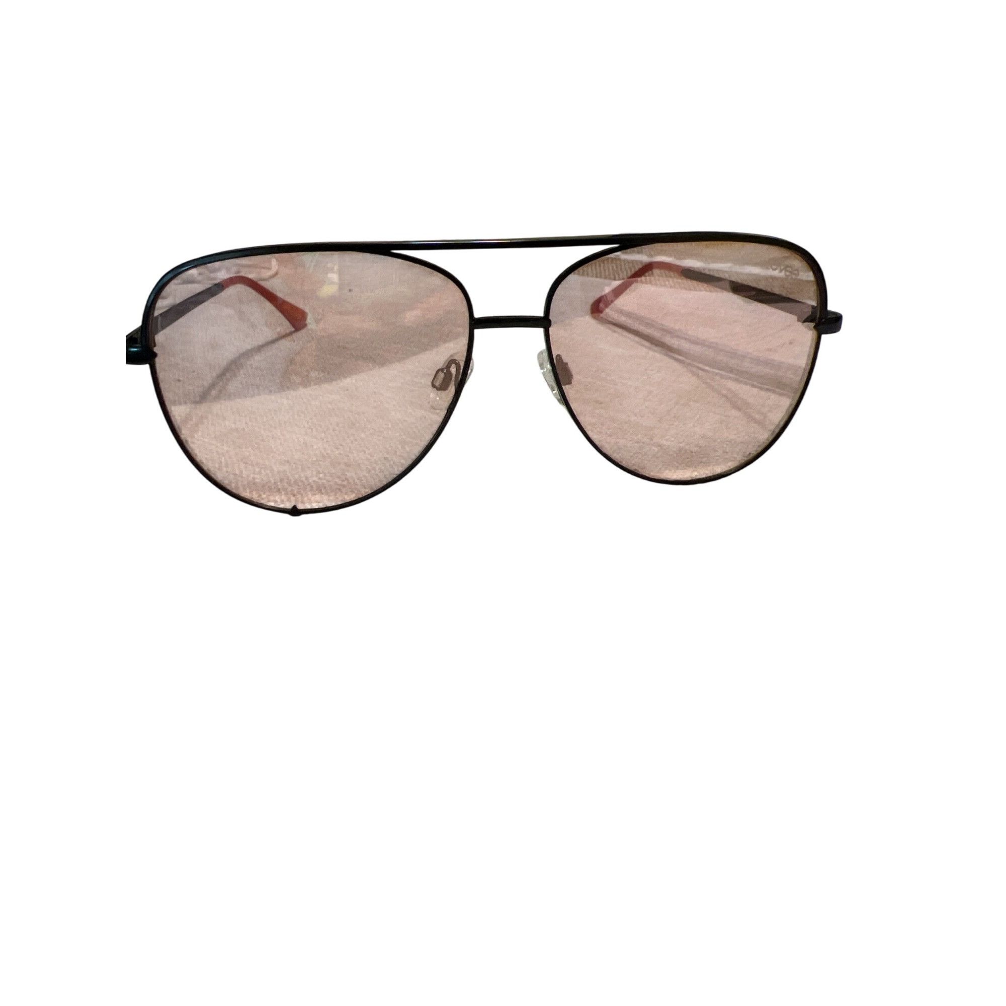 Other Evee Gemini Aviator Sunglasses Brown Tinted Lenses Black Pin Size ONE SIZE - 2 Thumbnail