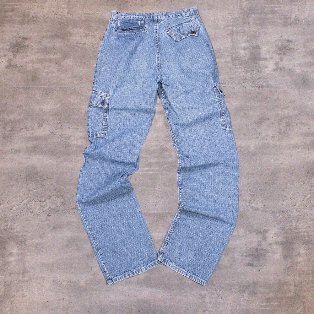 Japanese Brand Vintage 1990's Tall Girl Baggy Relax Fit Denim Pant's Size US 28 / EU 44 - 2 Thumbnail