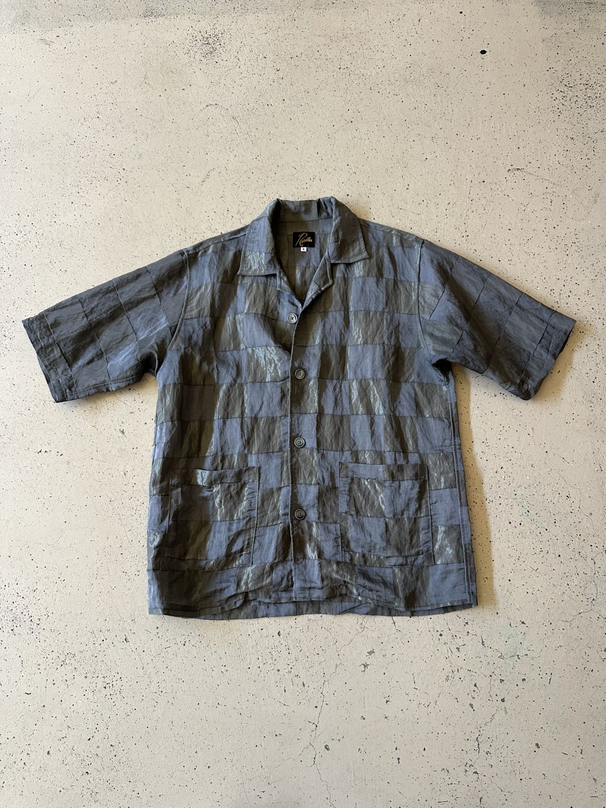 Needles Needles Crinkled Checkerboard Shirt Size US S / EU 44-46 / 1 - 2 Thumbnail