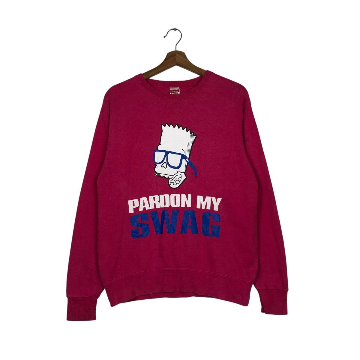 Japanese Brand × Vintage 📌Vintage Sweatshirt Pardon My Swag Big Logo Size US M / EU 48-50 / 2 - 2 Thumbnail