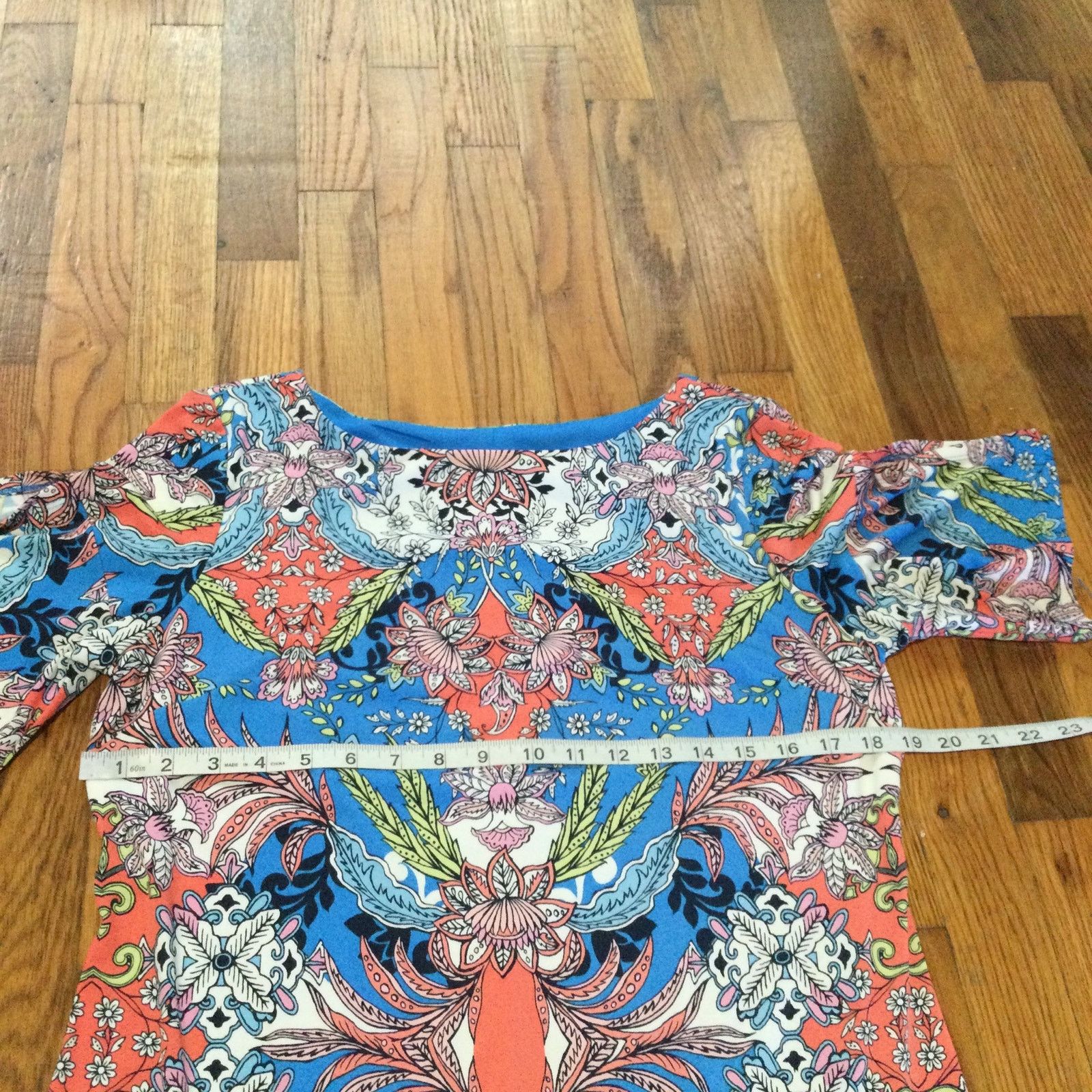 Other Leslie Fay Multicolor Lined Floral Print Midi Dress Size 8 Size M / US 6-8 / IT 42-44 - 14 Thumbnail