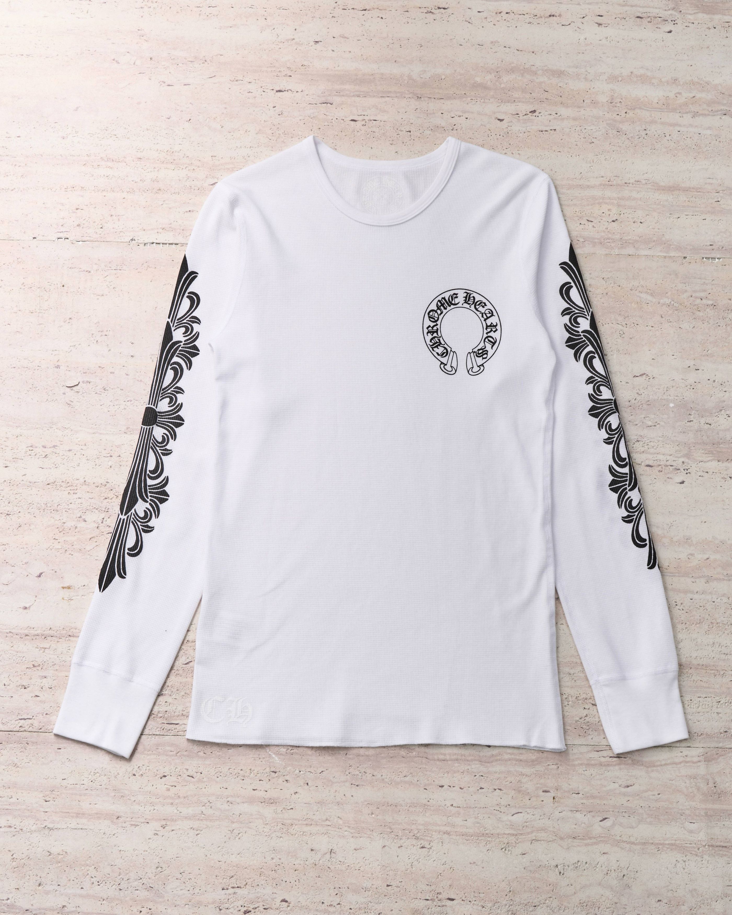 Chrome Hearts Chrome Hearts Dagger Thermal long t-shirt white