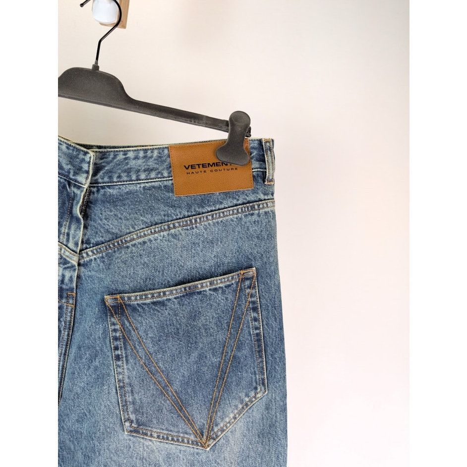 Vetements o1rshd1 Denim Jeans in Indigo Blue Size US 34 / EU 50 - 12 Thumbnail