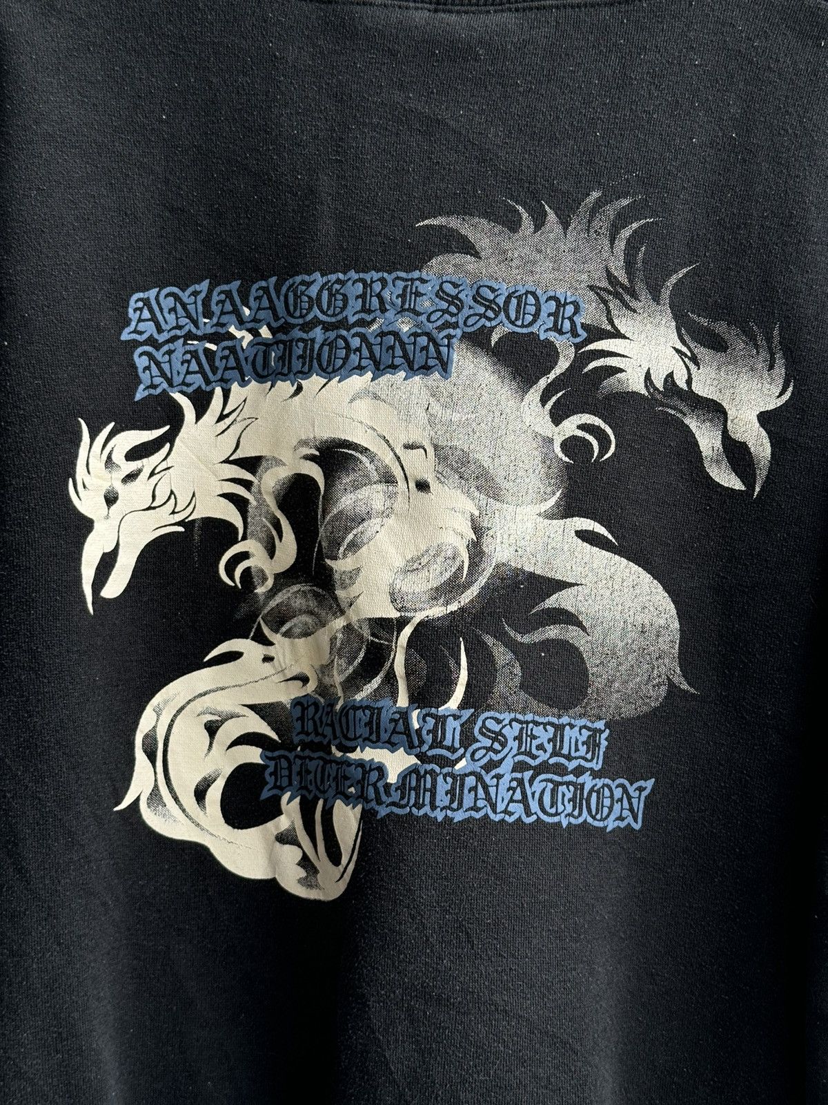 Japanese Brand Y2K Hill Crop Punk Skulls Riot Poem Crewneck Size US M / EU 48-50 / 2 - 6 Thumbnail