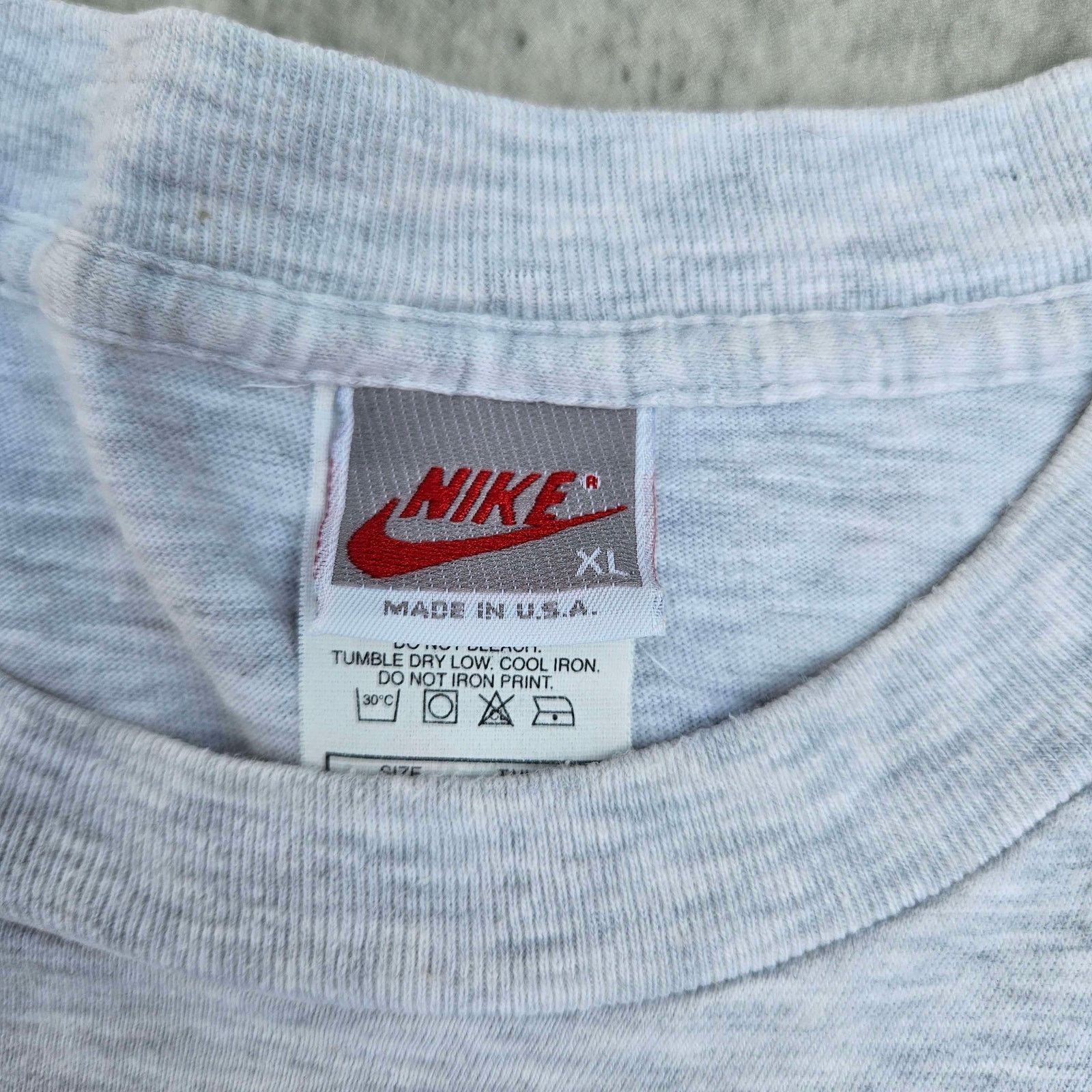 Nike Vintage Nike Michael Jordan Tee Grey Basketball X-Large 90s Size US XL / EU 56 / 4 - 4 Thumbnail