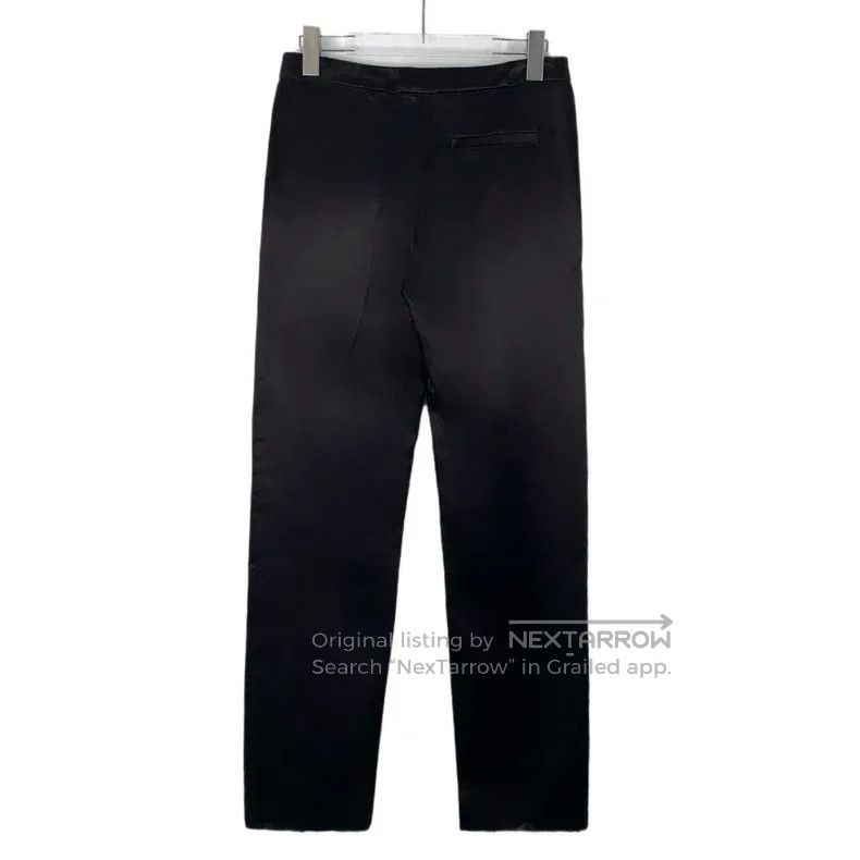 Loewe Loewe Black cotton satin casual long pants Size 24" / US 00 / IT 34 - 2 Thumbnail