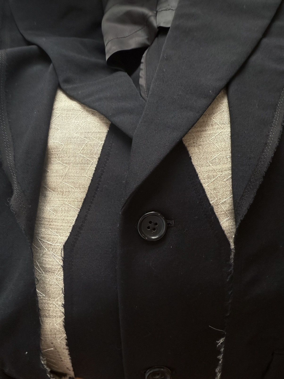 Comme des Garcons Comme des Garcons Homme Plus single-breasted blazer Size 50S - 6 Thumbnail