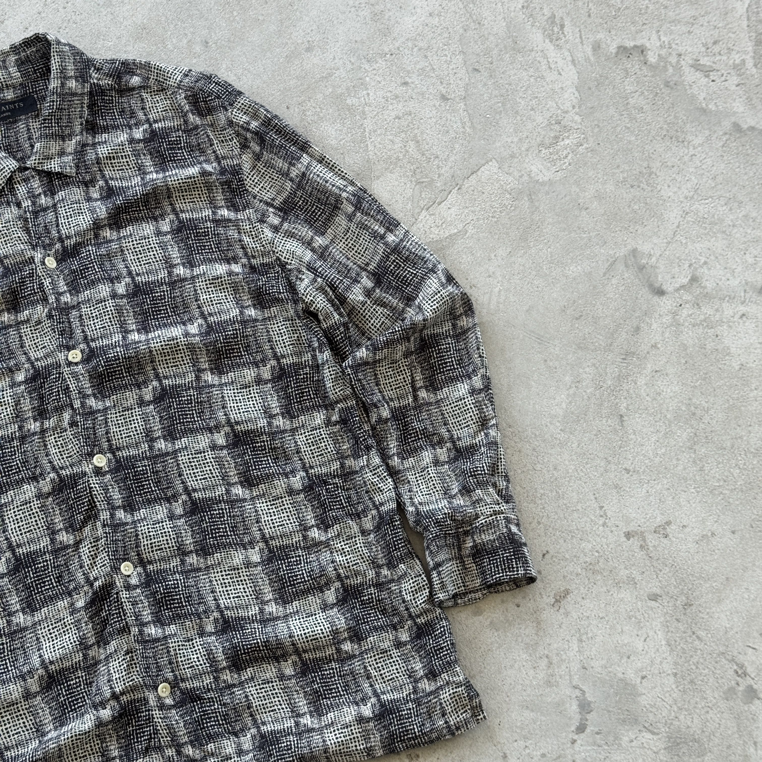 Allsaints AllSaints Abstract Print Long Sleeve Shirt Size Large Size US L / EU 52-54 / 3 - 2 Thumbnail