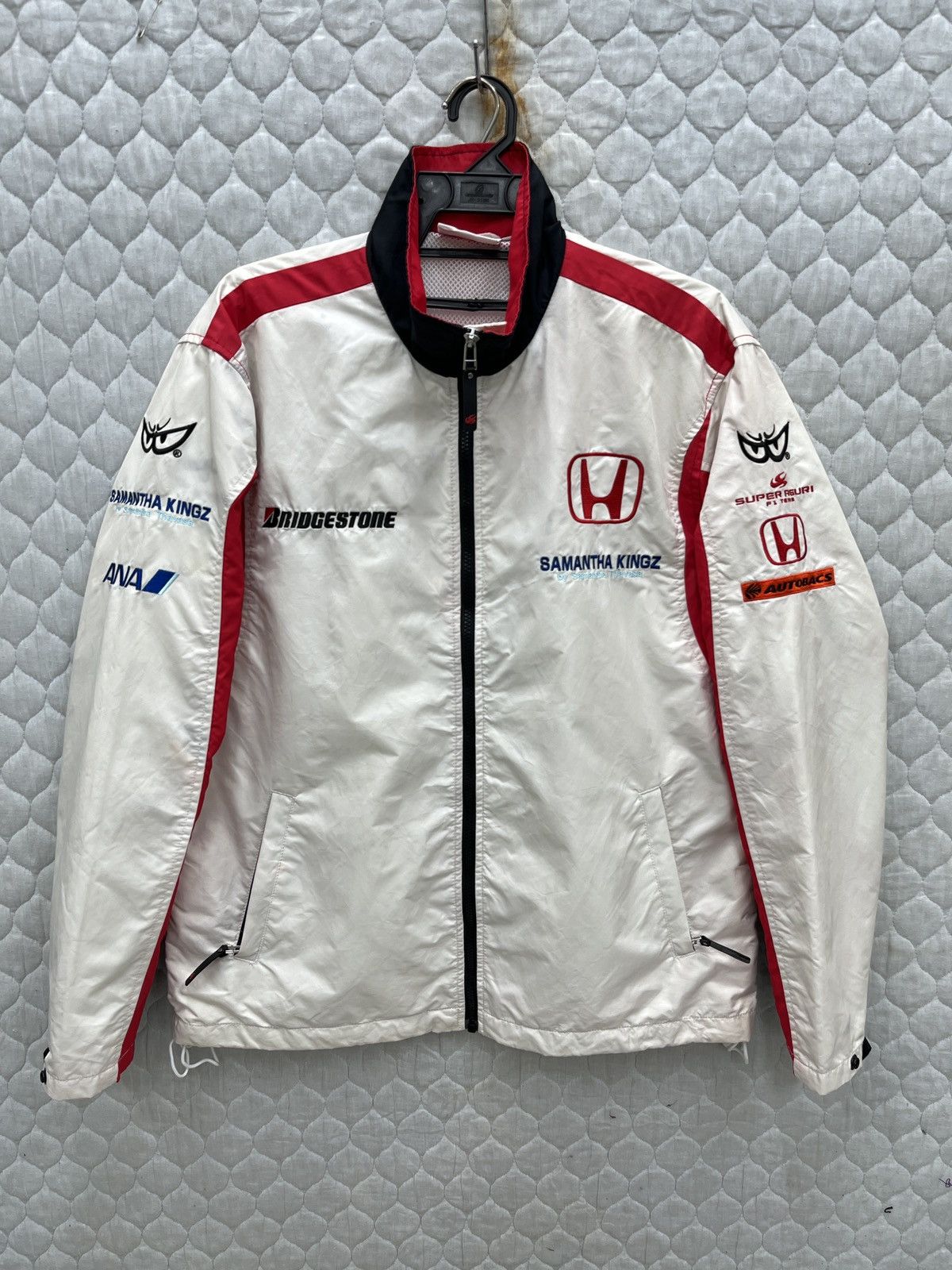 Honda 🔥🔥🔥STEALS SUPER AGURI F1 TEAM RACING JACKET Size US L / EU 52-54 / 3 - 4 Thumbnail