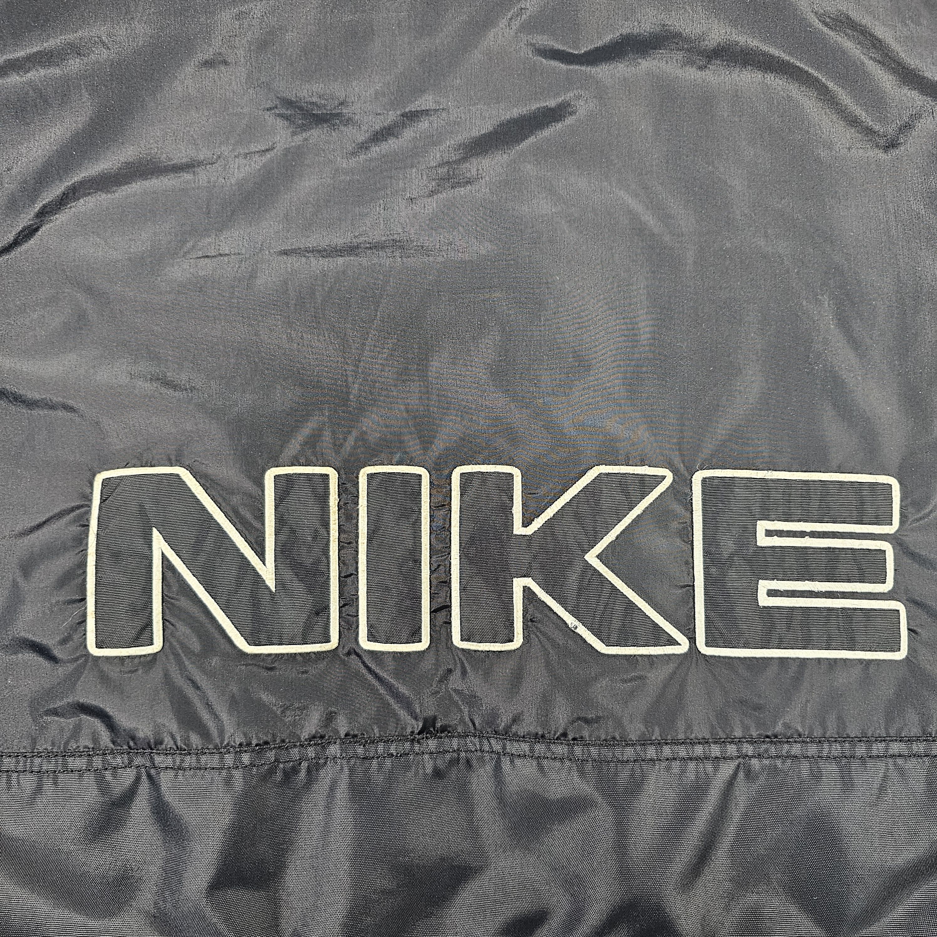 Nike Vintage 90s Nike Black Puffer Parka Jacket Quilted Liner Size US XL / EU 56 / 4 - 11 Thumbnail