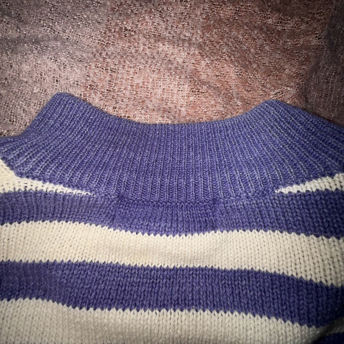 Other 80s Conspiracy Archive Shaker Knit Striped Mock Neck Purple Size L / US 10 / IT 46 - 17 Thumbnail