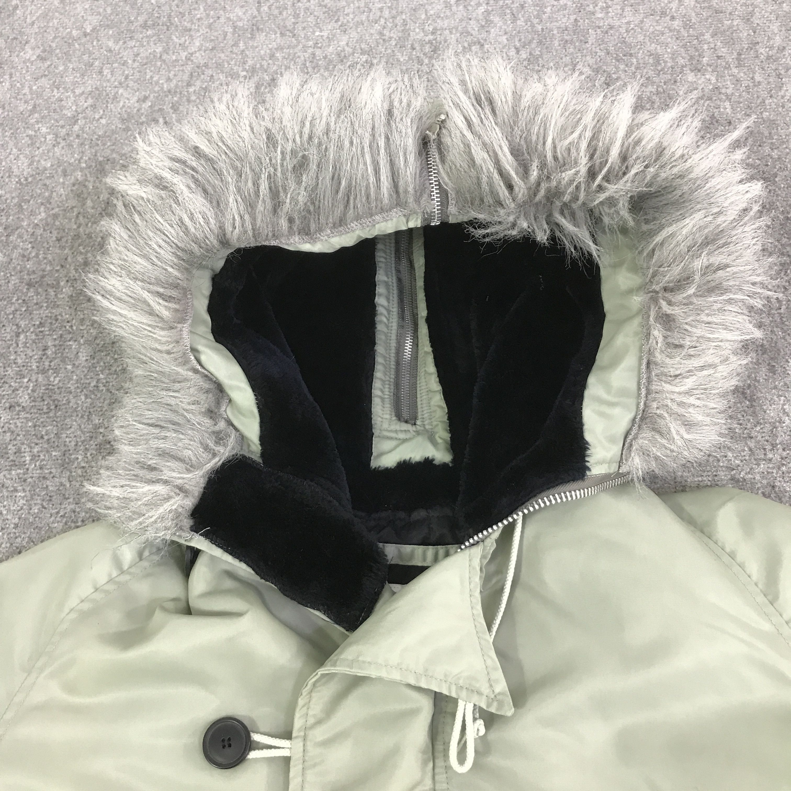 Japanese Brand Vtg Japan kenny club bombers Jacket fur hoodie K100B2 Size US L / EU 52-54 / 3 - 8 Thumbnail