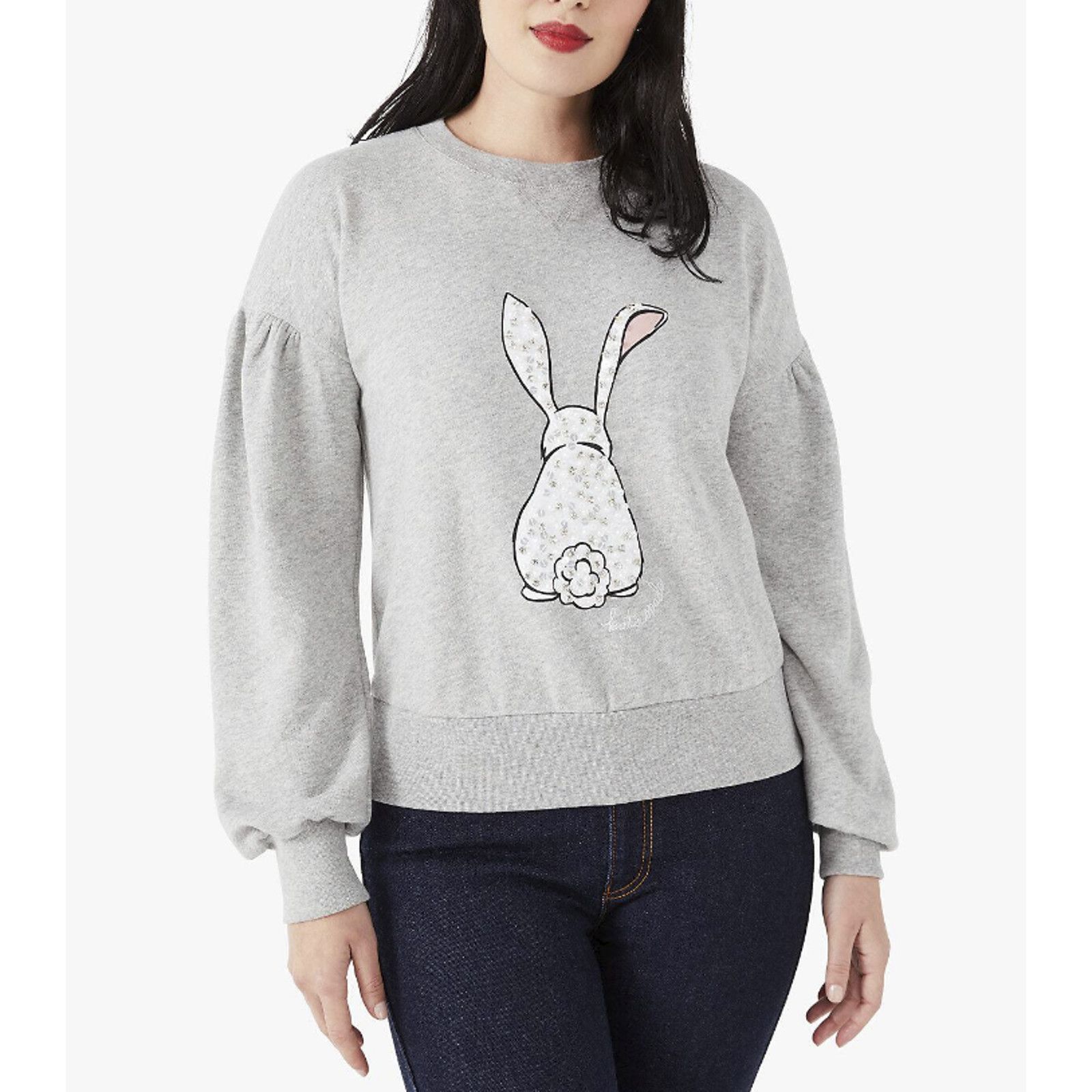 Kate Spade Kate Spade Embellished Bunny Casual Sweatshirt Medium Size M / US 6-8 / IT 42-44 - 5 Thumbnail