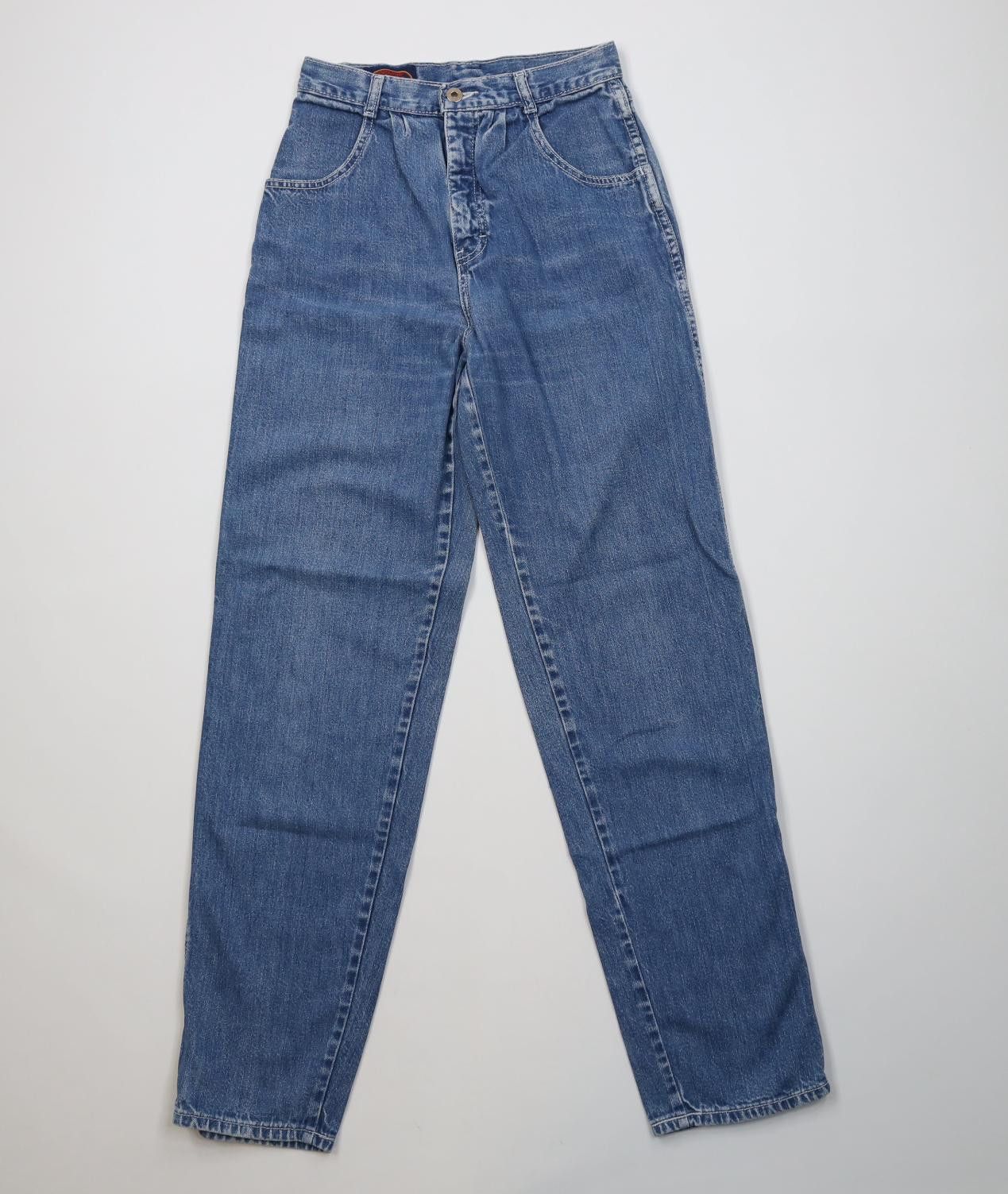 Vintage Vintage 80s 90s Streetwear Tapered Leg Denim Jeans Blue Size 26" / US 2 / IT 38 - 1 Thumbnail