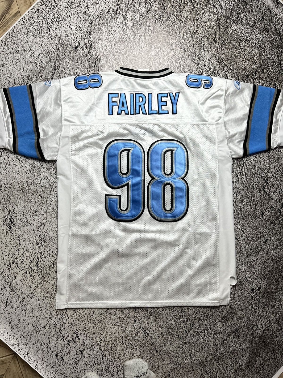 Reebok Early 00’s Detroit Lions NFL Nick Fairley reebok jersey Size US XL / EU 56 / 4 - 5 Thumbnail