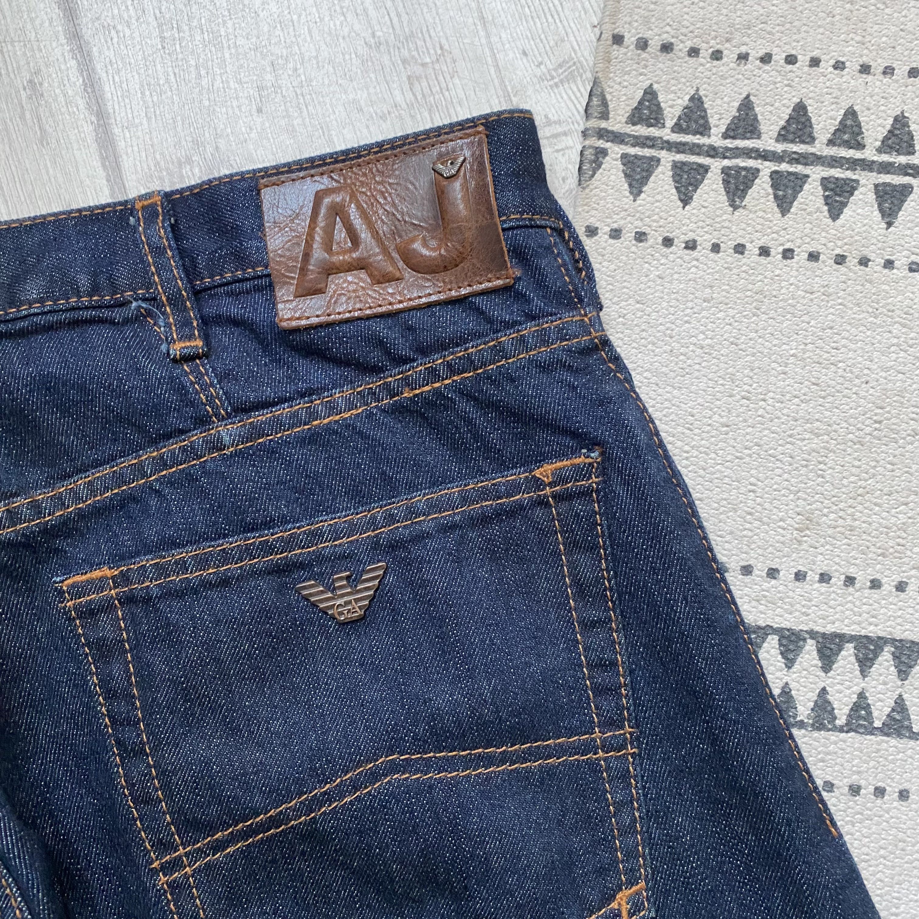 Armani Luxury Armani jeans Denim patch metal logo pants Size US 36 / EU 52 - 3 Thumbnail