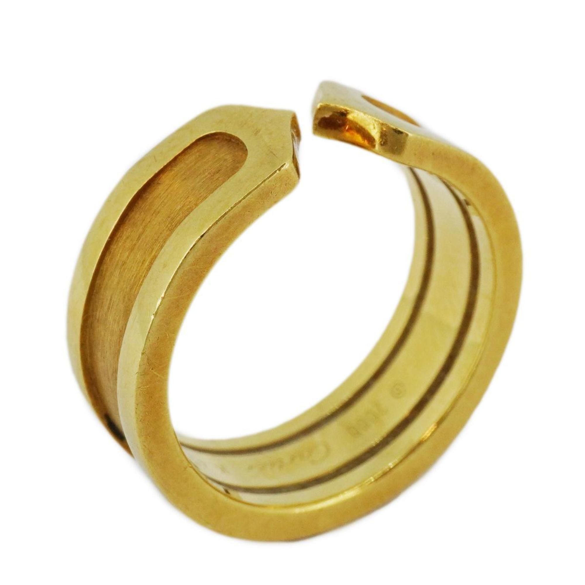 image of Cartier Ring 2C K18Yg Yellow Gold Ladies, Women's