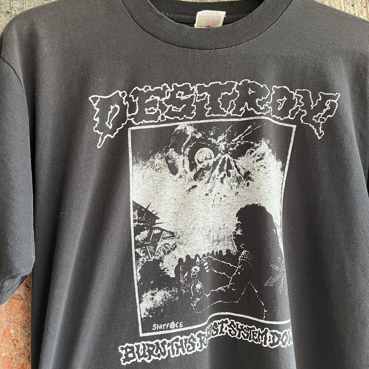 Band Tees ‘90s DESTROY Punk Band Tour Tee Shirt Concert Bad Brains Size US L / EU 52-54 / 3 - 5 Thumbnail