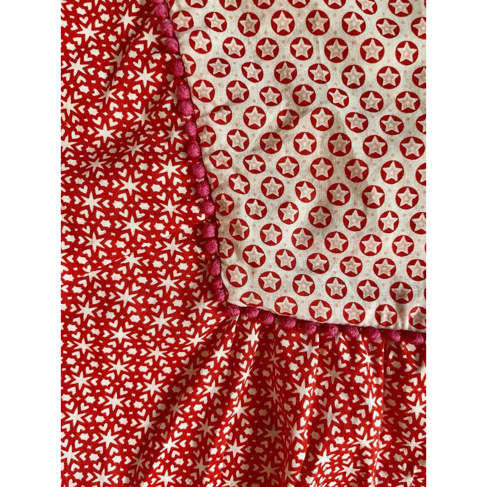 Boden Boden Top Womens Size 6 Red Pullover Boho Star Print Blouse Size M / US 6-8 / IT 42-44 - 5 Thumbnail