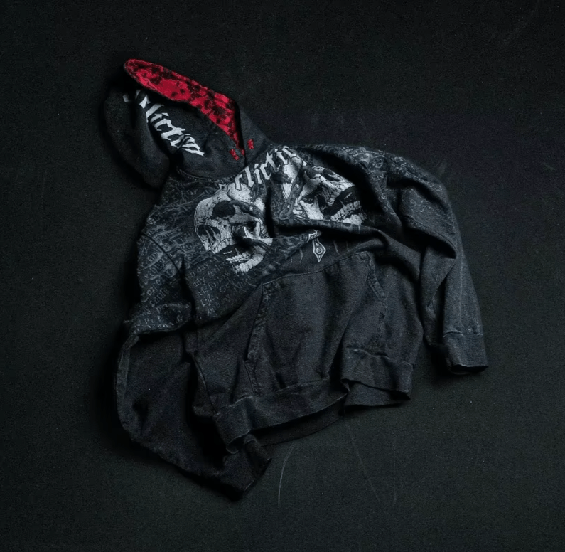 Japanese Brand Oversized Skull Print Hoodies Size US S / EU 44-46 / 1 - 3 Thumbnail