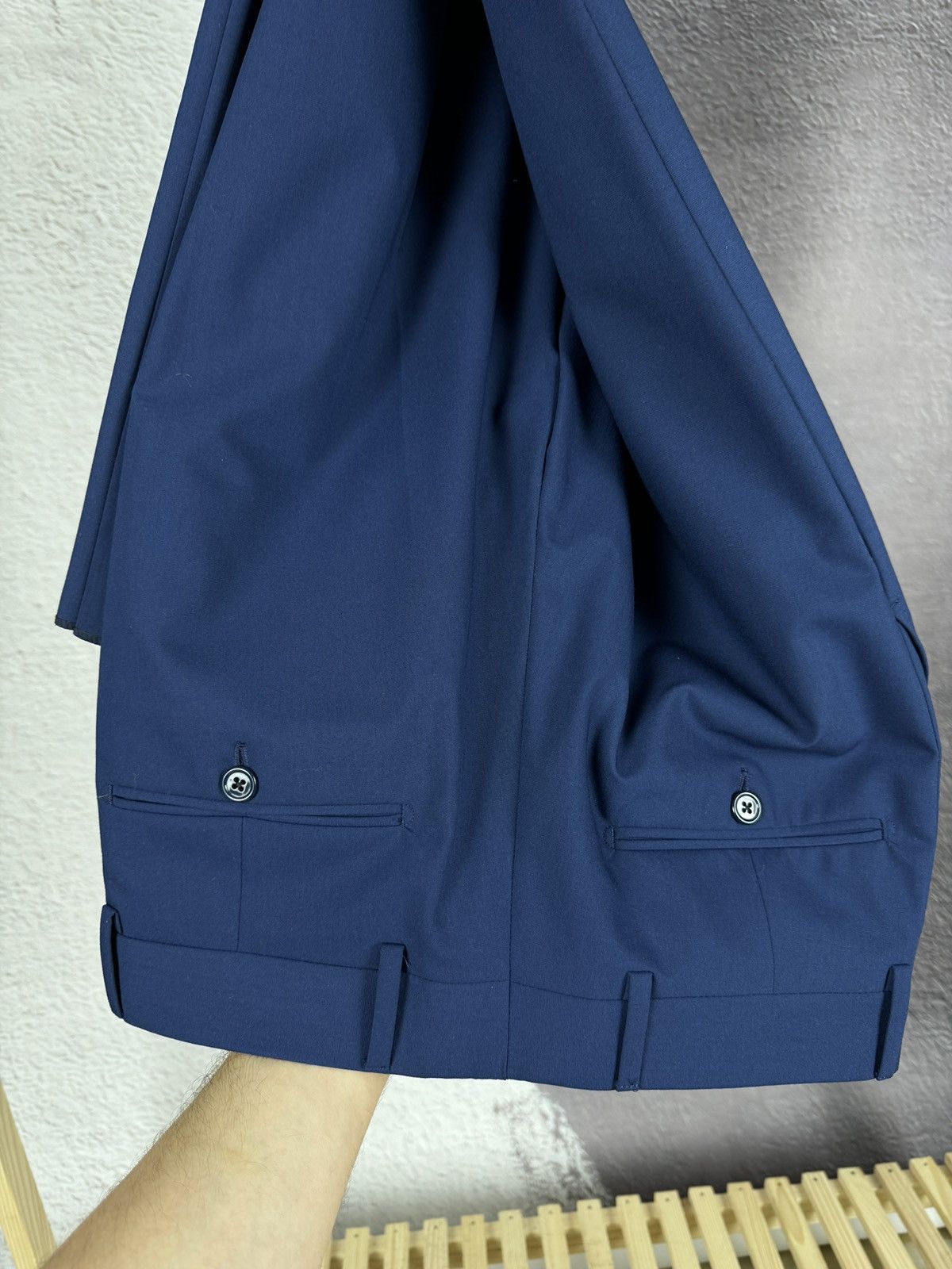 Other P. Langella Bottega italiana blue 2 button Slim suit 2 pcs Size 34R - 19 Thumbnail
