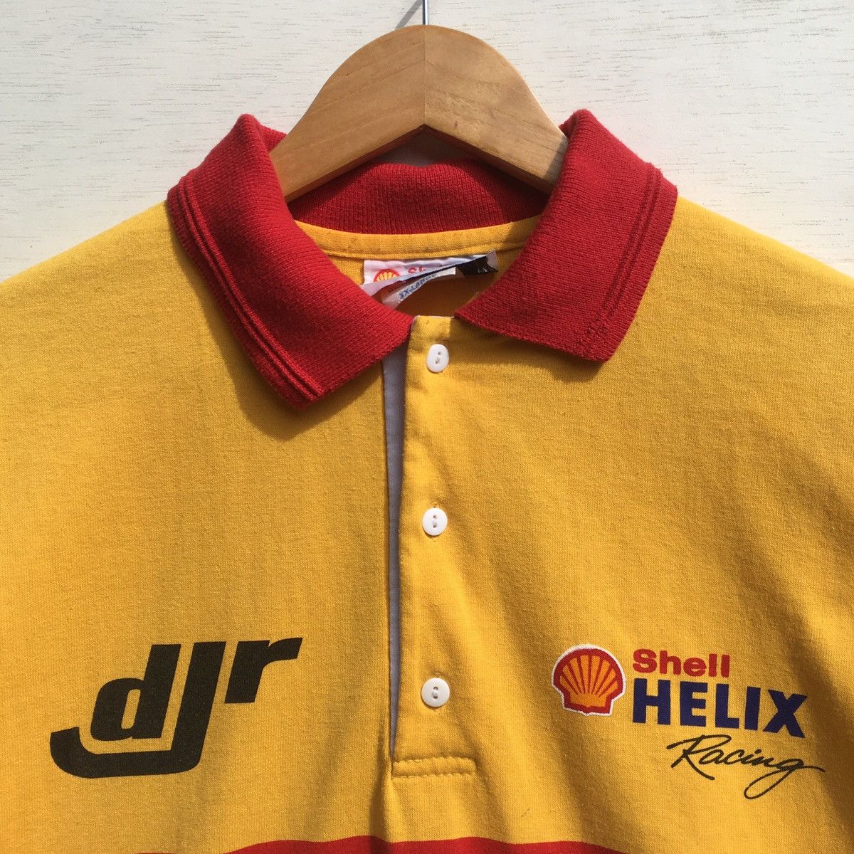 Sports Specialties × Vintage VINTAGE SHELL HELIX RACING POLOS FORD DUNLOP Size US XXL / EU 58 / 5 - 4 Thumbnail