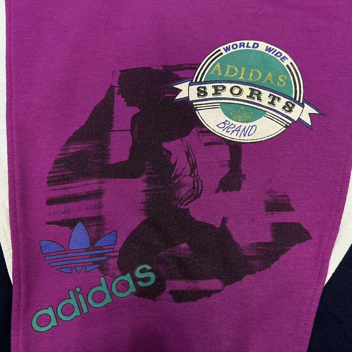 Vintage Adidas Vintage World Wide Brand Very Rare Sweatshirt Size US L / EU 52-54 / 3 - 10 Thumbnail