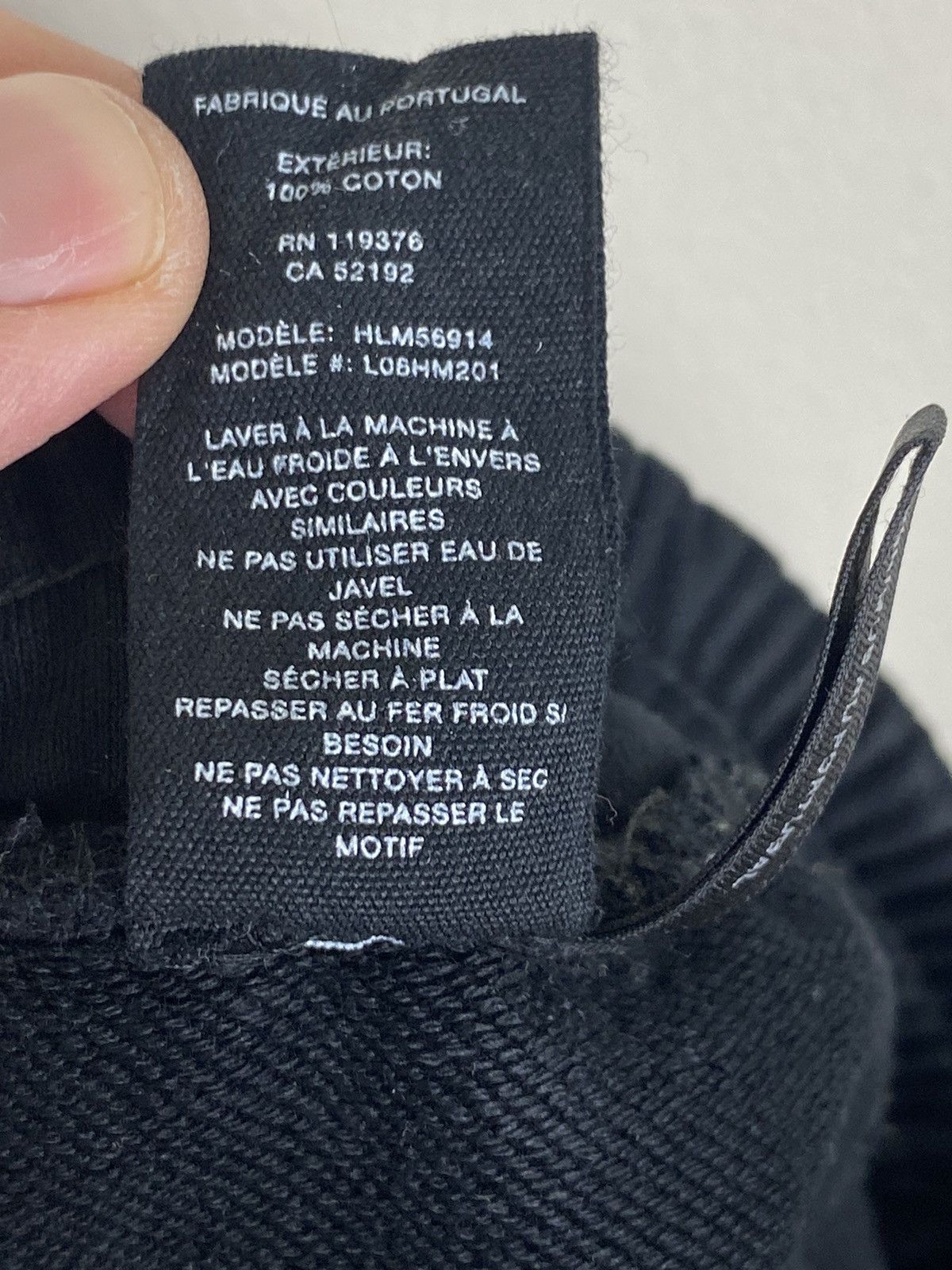 Helmut Lang Black Helmut Lang Sweat Pants Fits Multiple Sizes Size US 32 / EU 48 - 11 Thumbnail