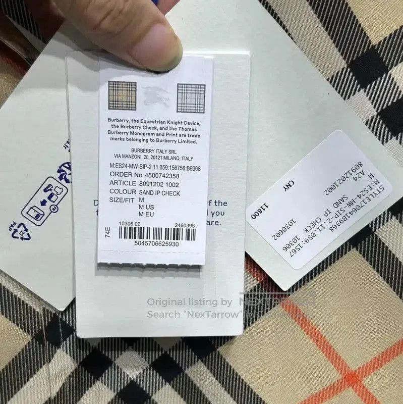 Burberry Burberry Summer Colorblock Silk Shirt for Men. Size US M / EU 48-50 / 2 - 3 Thumbnail