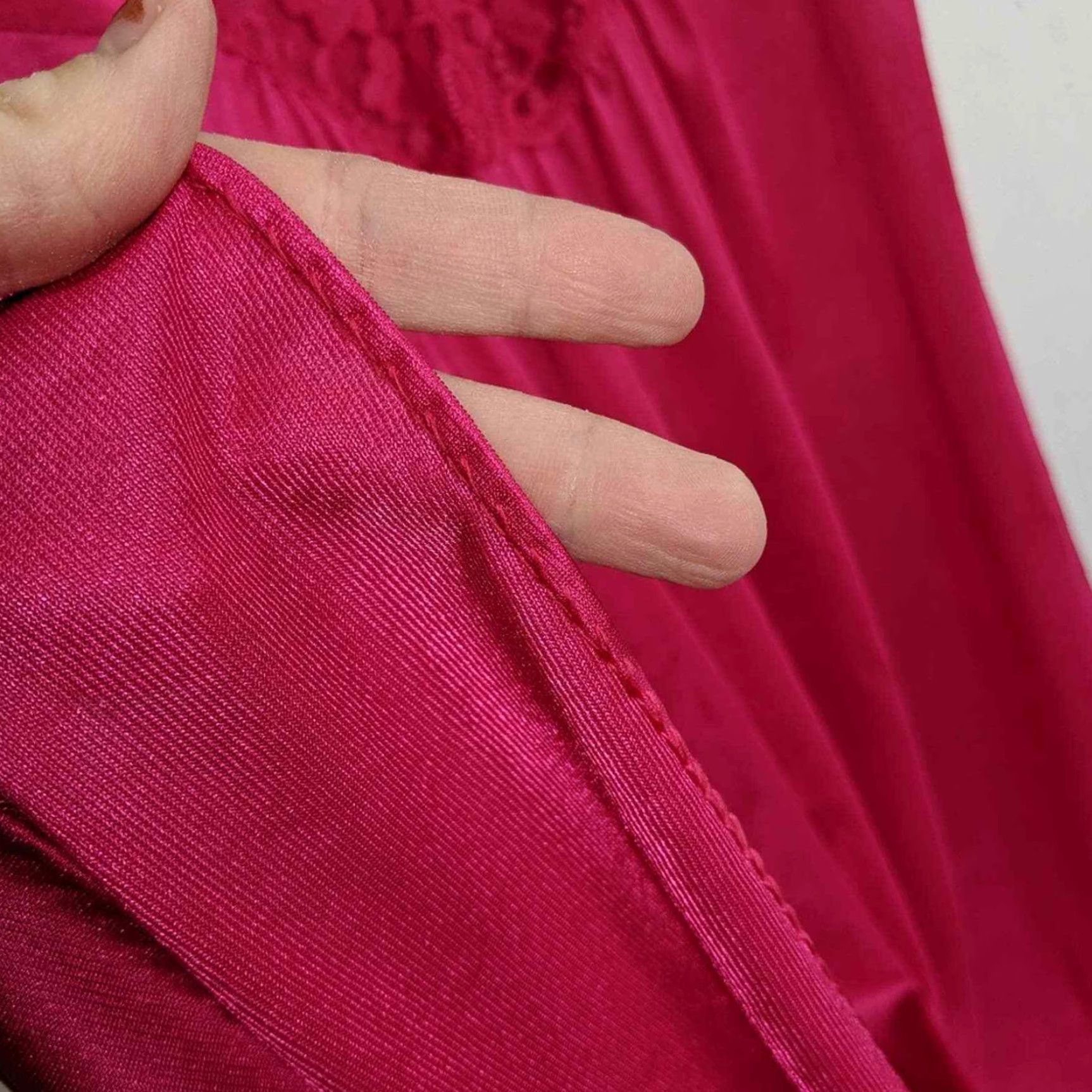 Vintage VINTAGE Adonna Dress Pink M Women Maxi Slip Lingerie Lace VTG Size M / US 6-8 / IT 42-44 - 4 Thumbnail