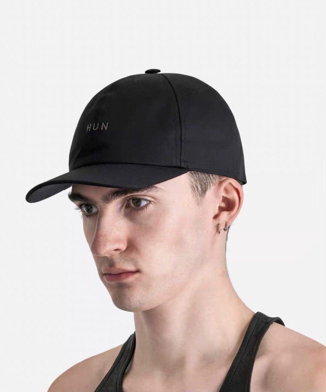 Rick Owens Rick Owens SS24 HUN Logo Curved Brim Cap J31 Size ONE SIZE - 5 Thumbnail