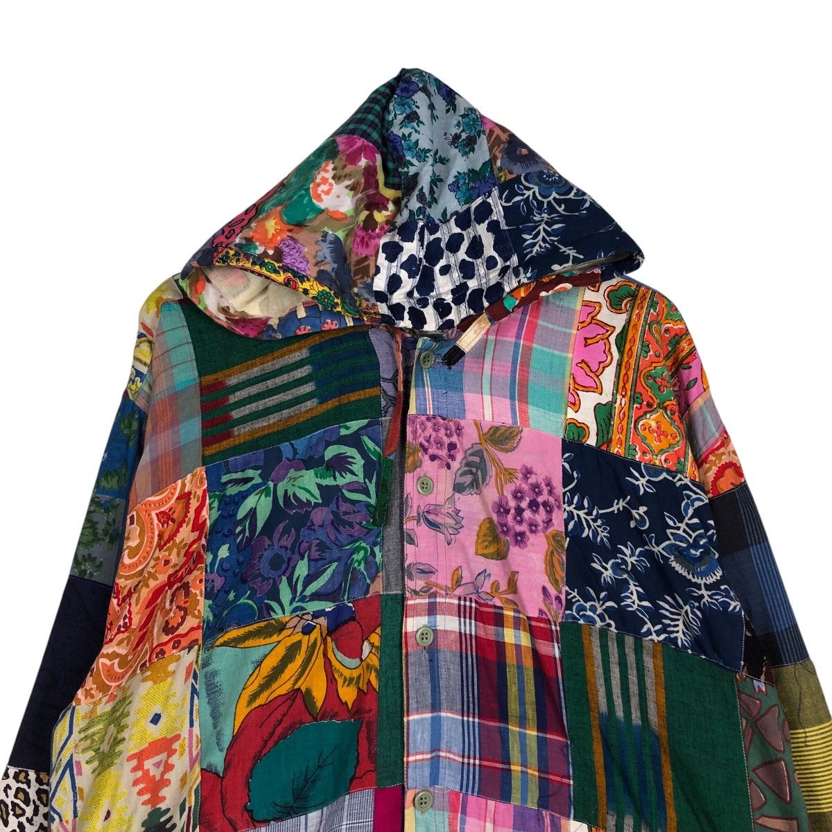 Japanese Brand 📌Vintage Patch Work Jacket Hoodie Eija Inspire Kapital Size US M / EU 48-50 / 2 - 5 Thumbnail