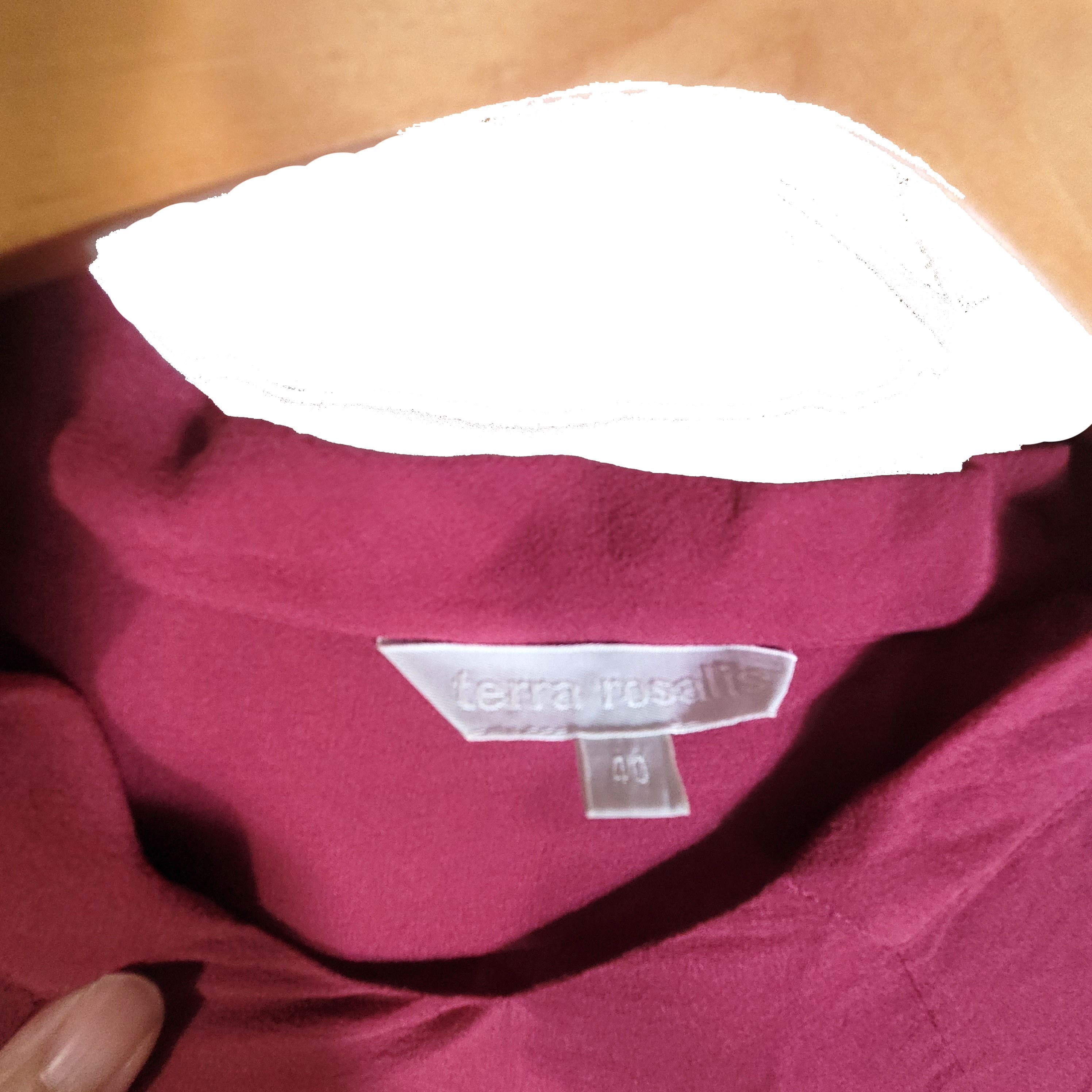 Other Women's 100% Silk Size S Long Sleeve Top Shirt Blouse SBC523 Size S / US 4 / IT 40 - 3 Thumbnail