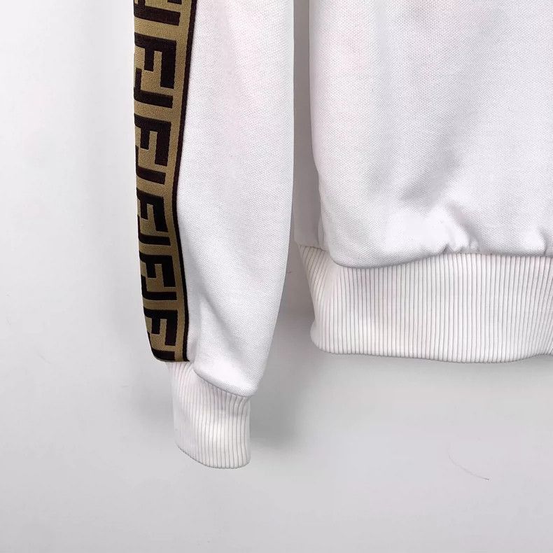 Fendi Fendi White ZipUp Long Sleeve Jacket Size M / US 6-8 / IT 42-44 - 4 Thumbnail