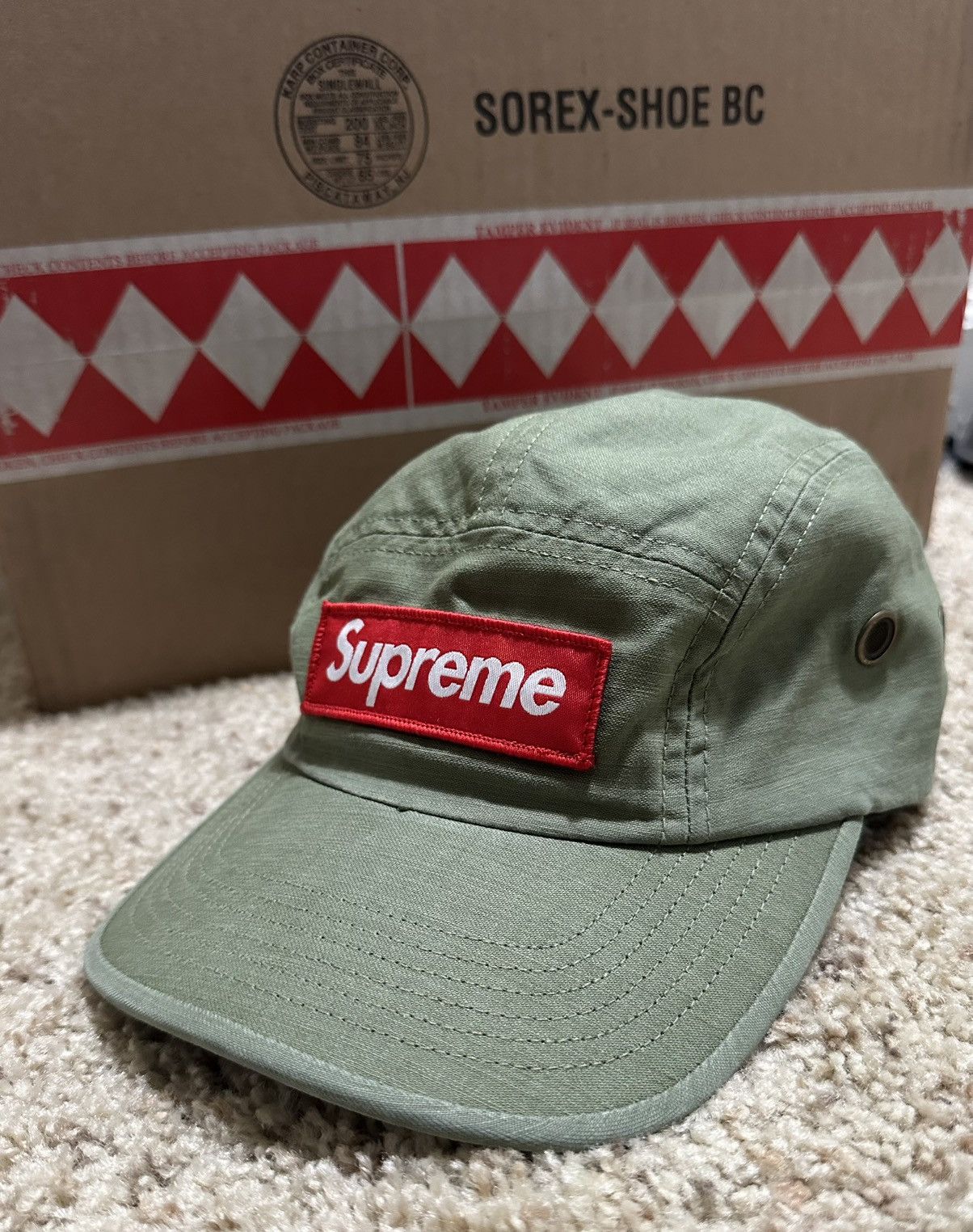 Supreme × Zoo York Camp Cap Olive Supreme Zoo York Camp Cap (SS25) - $48