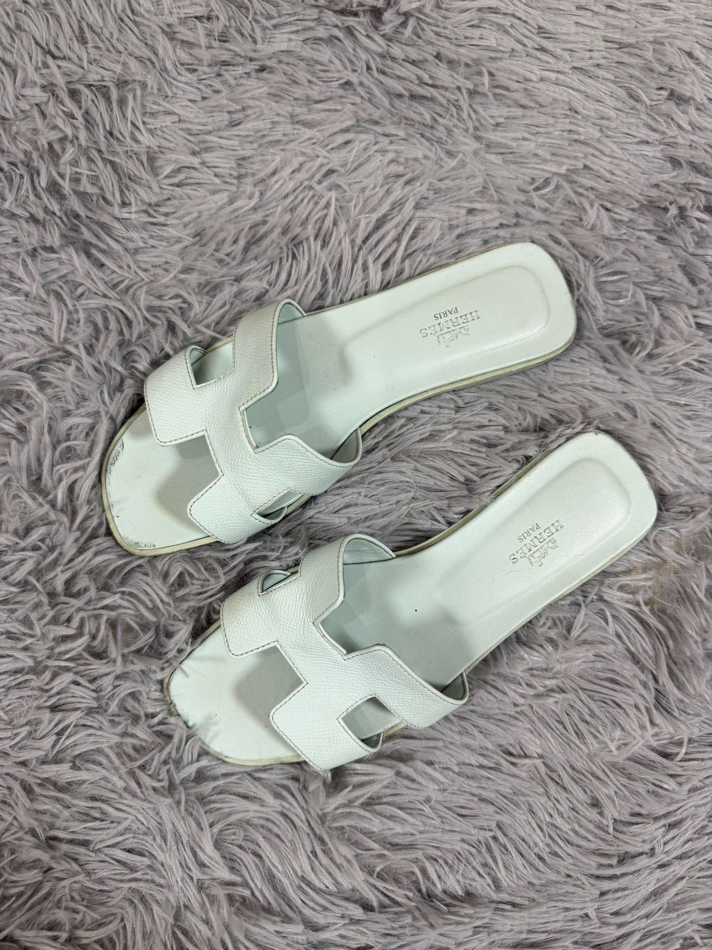 Hermes Hermes Blue Sandals us_8 Women Size US 8 / IT 38 - 1 Thumbnail