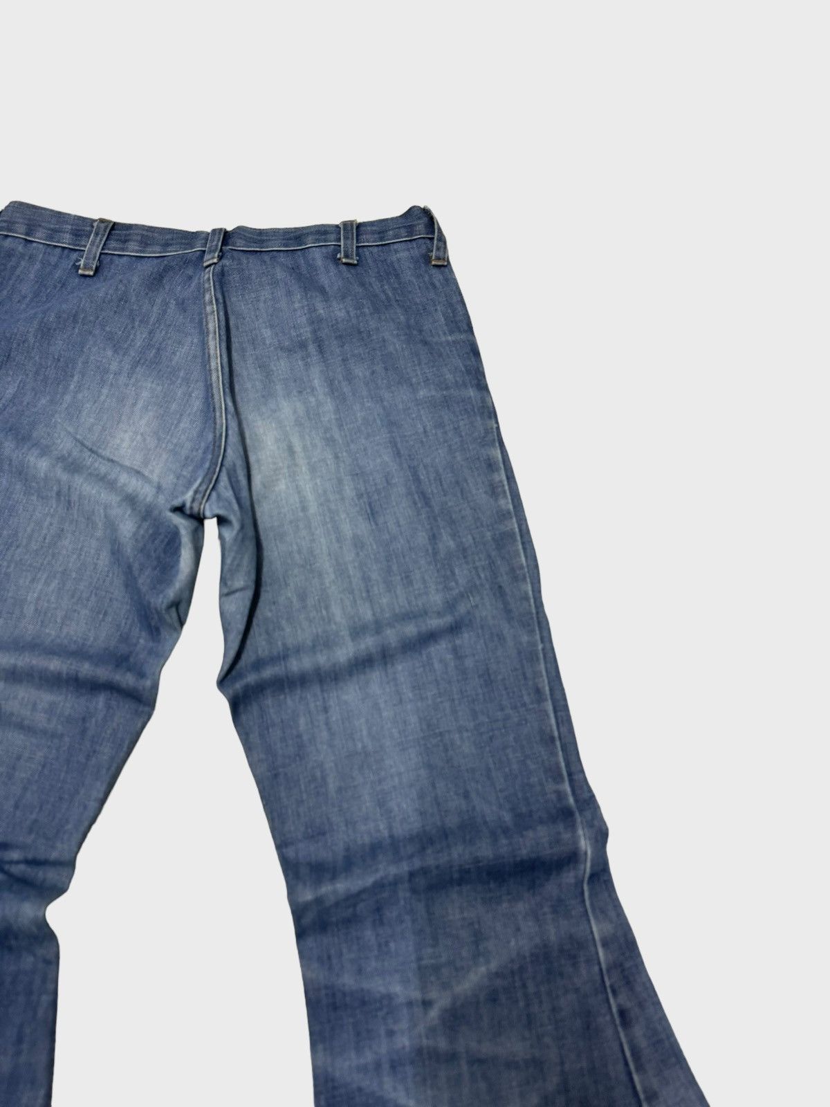 Hysteric Glamour × If Six Was Nine × Le Grande Bleu (L.G.B.) Vintage Rick Owens Junya Watanabe Style Ultra Flared Jeans Size US 27 - 11 Thumbnail