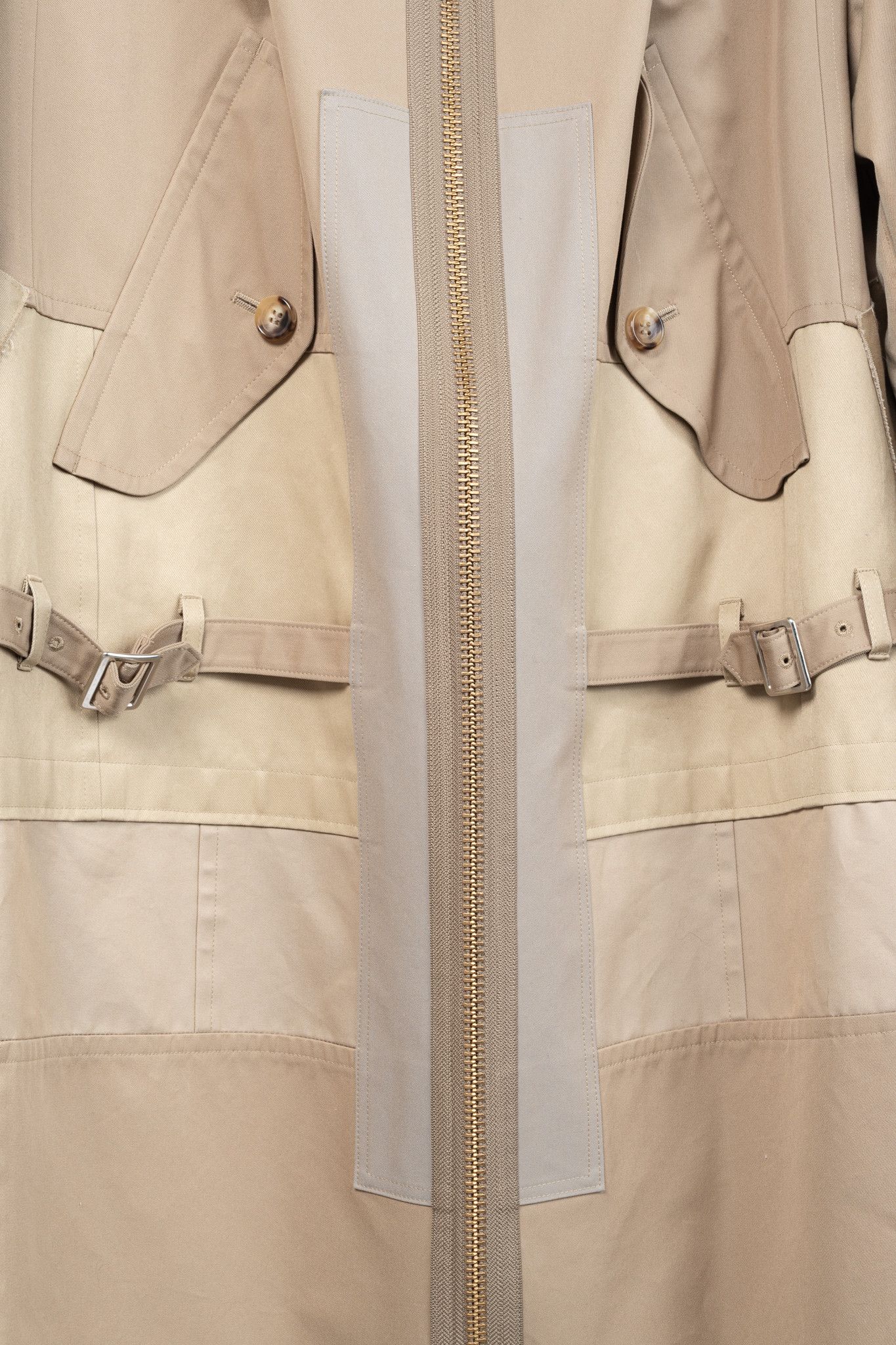 Junya Watanabe Junya Watanabe Comme Des Garcons SS20 Patchwork Trench Coat Size M / US 6-8 / IT 42-44 - 8 Thumbnail