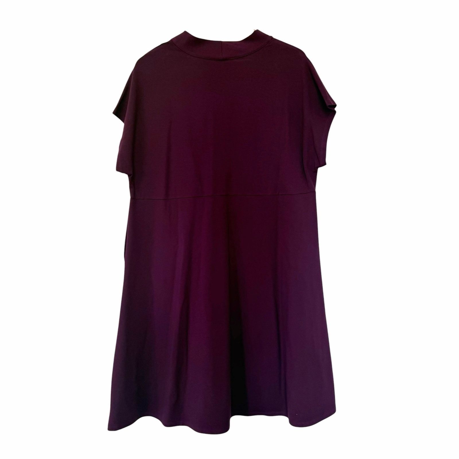 Other J. Jill Wearever Collection Purple Short Sleeve Dress Sz XLP Size XL / US 12-14 / IT 48-50 - 5 Thumbnail