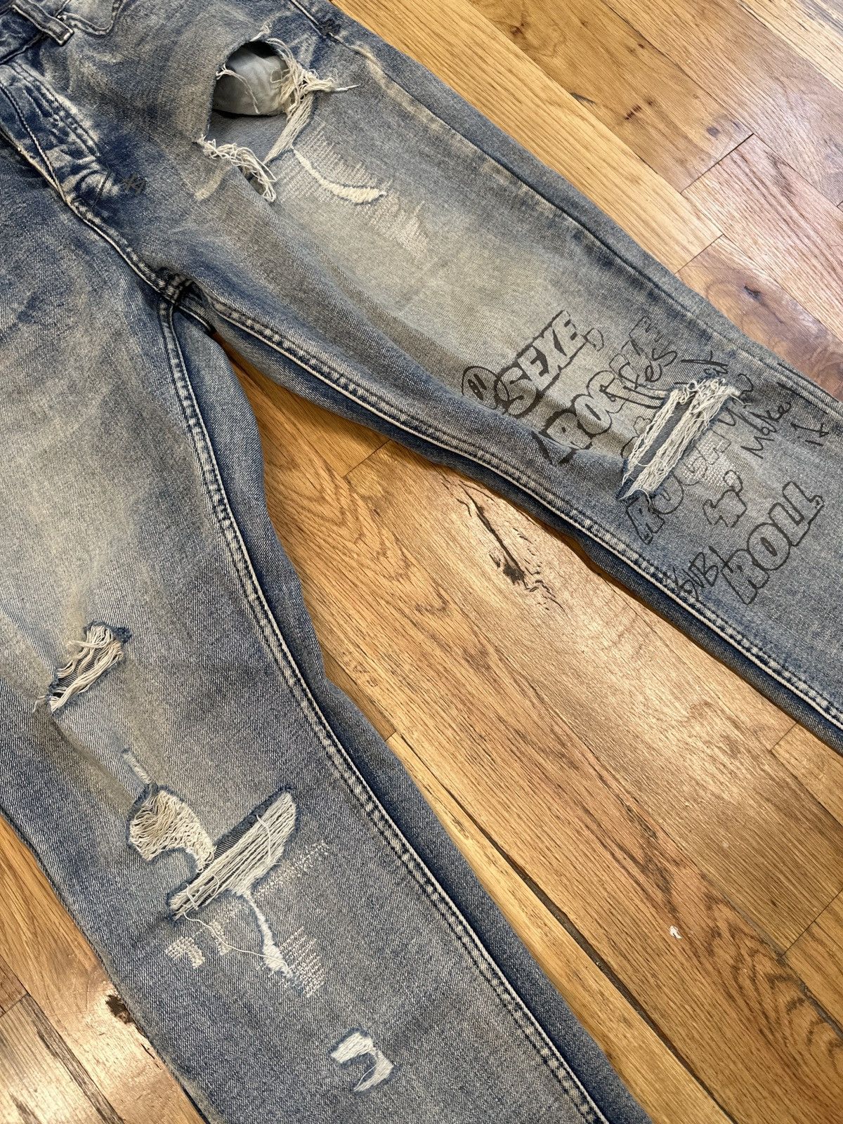 Ksubi Ksubi Sex Drugs Rock N Roll Denim Jeans Sz 34 Size US 34 / EU 50 - 2 Thumbnail