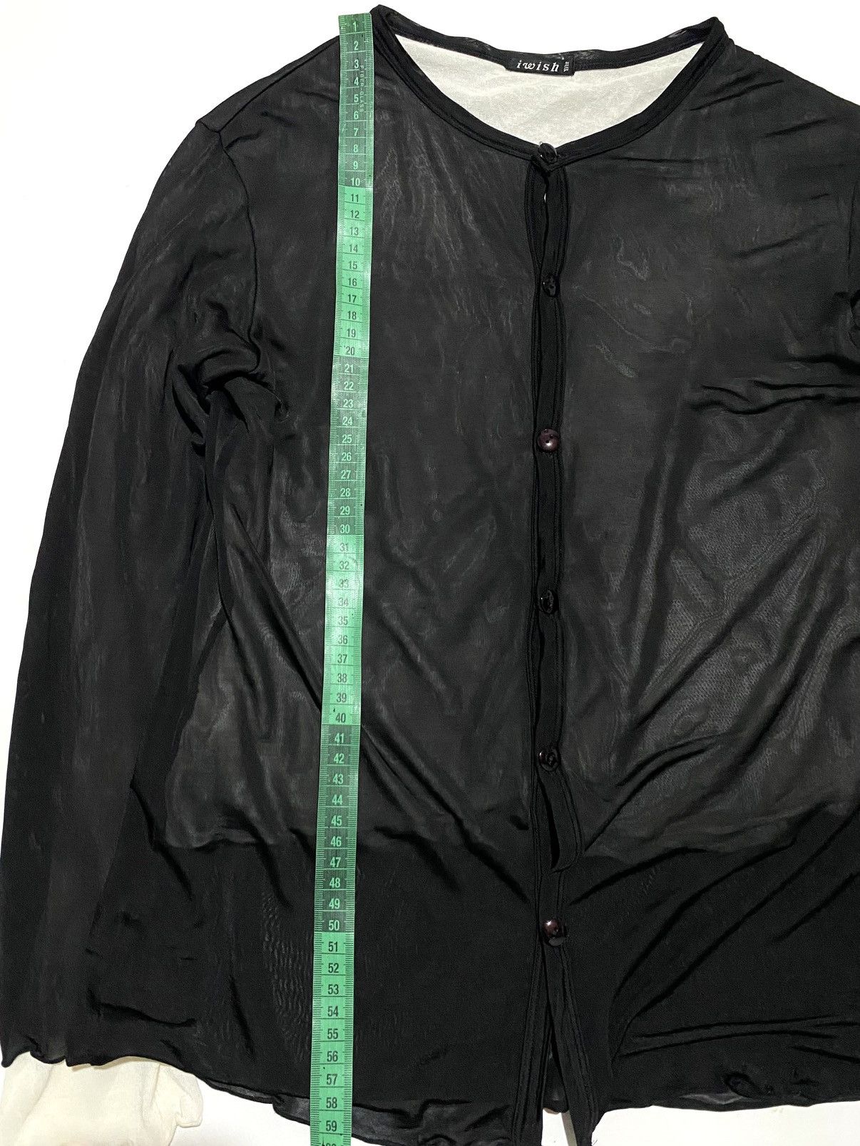 Yohji Yamamoto YOHJI YAMAMOTO I WISH Y’S BIS DOUBLE LAYERED CARDIGAN Size ONE SIZE - 7 Thumbnail