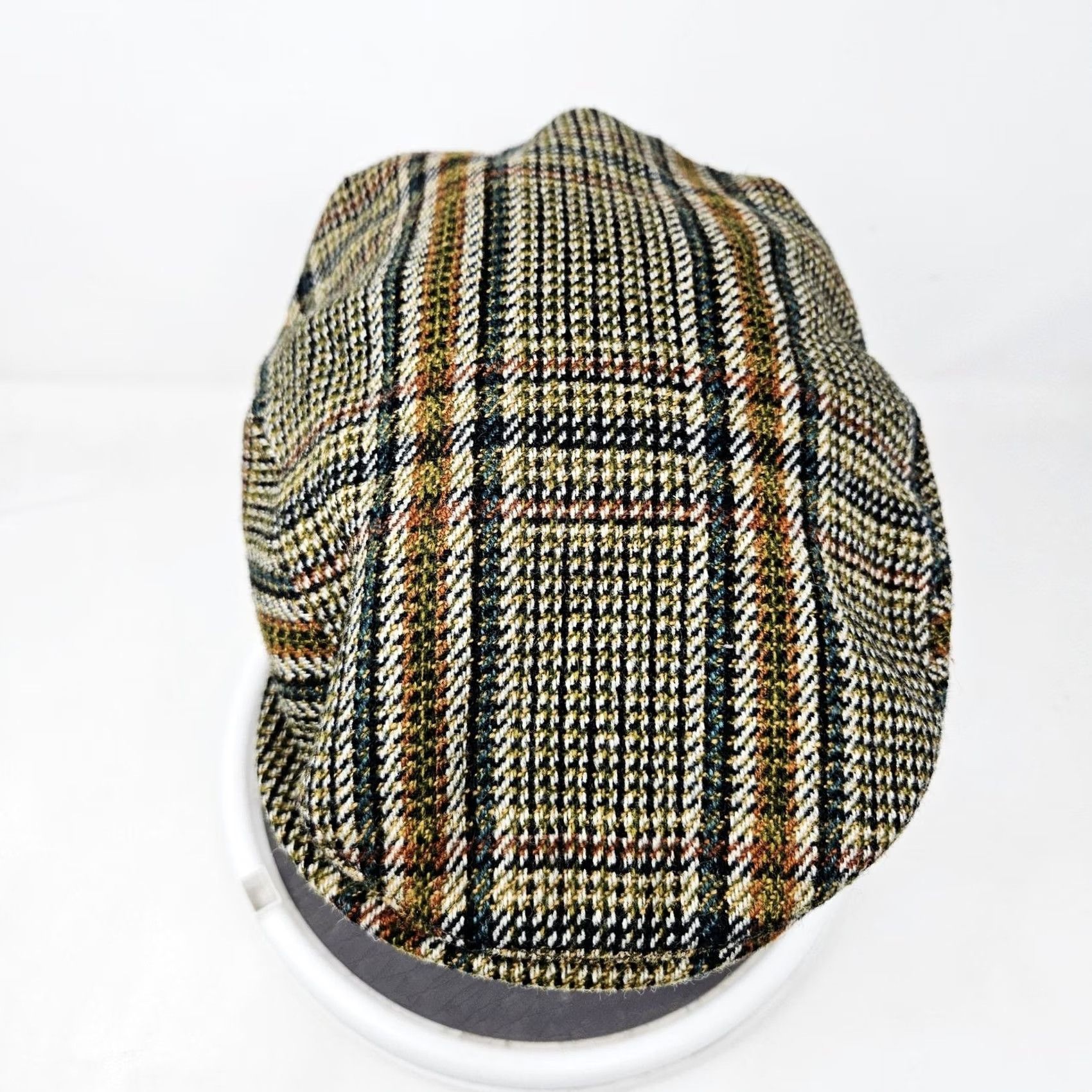 Vintage Vintage Forsyth of Edinburgh Flat Cap Mens 6 7/8 Wool Plaid Tweed Size ONE SIZE - 2 Thumbnail