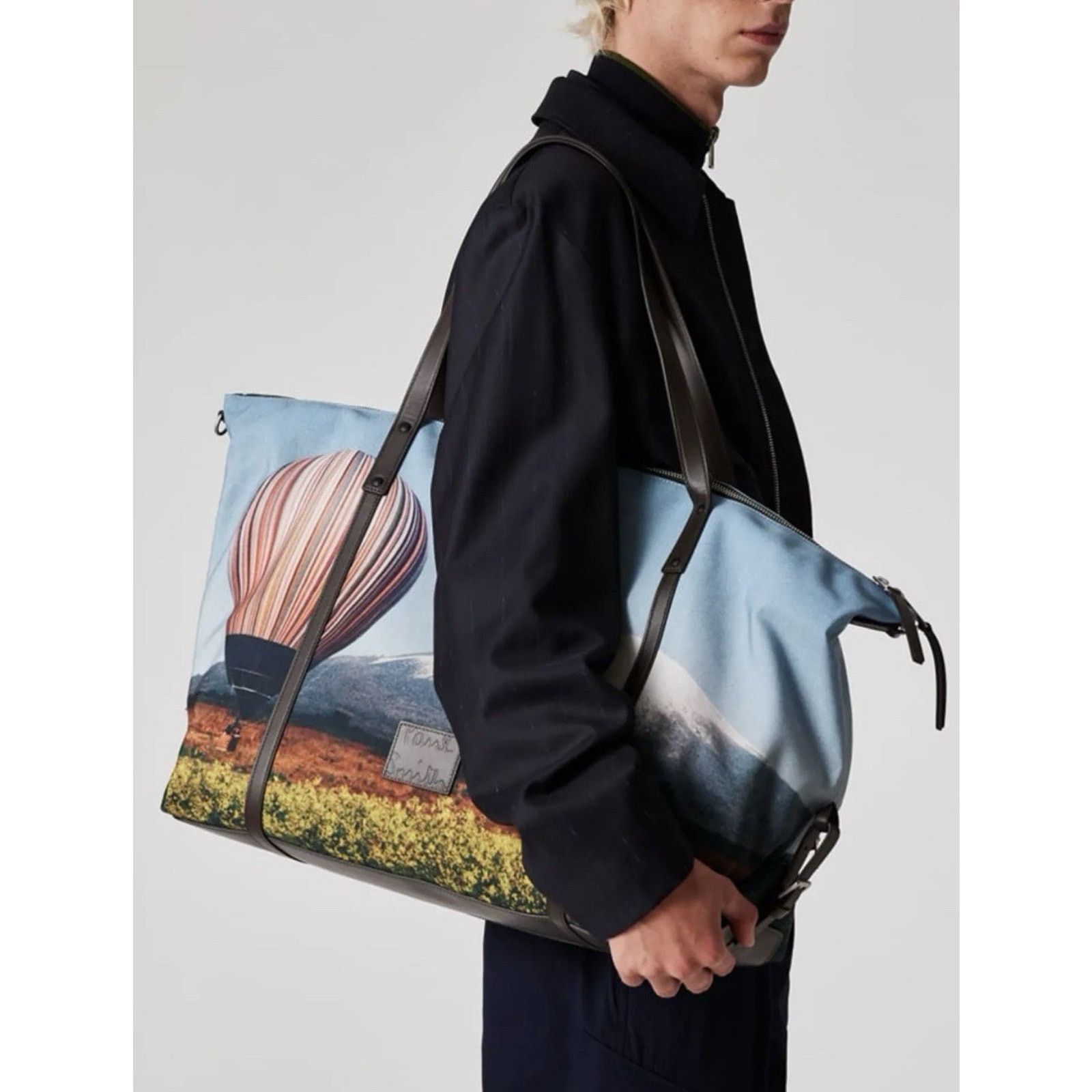 Paul Smith NWT $800 Paul Smith Multistripe Hot Air Balloon Fuji Duffel Size ONE SIZE - 3 Thumbnail